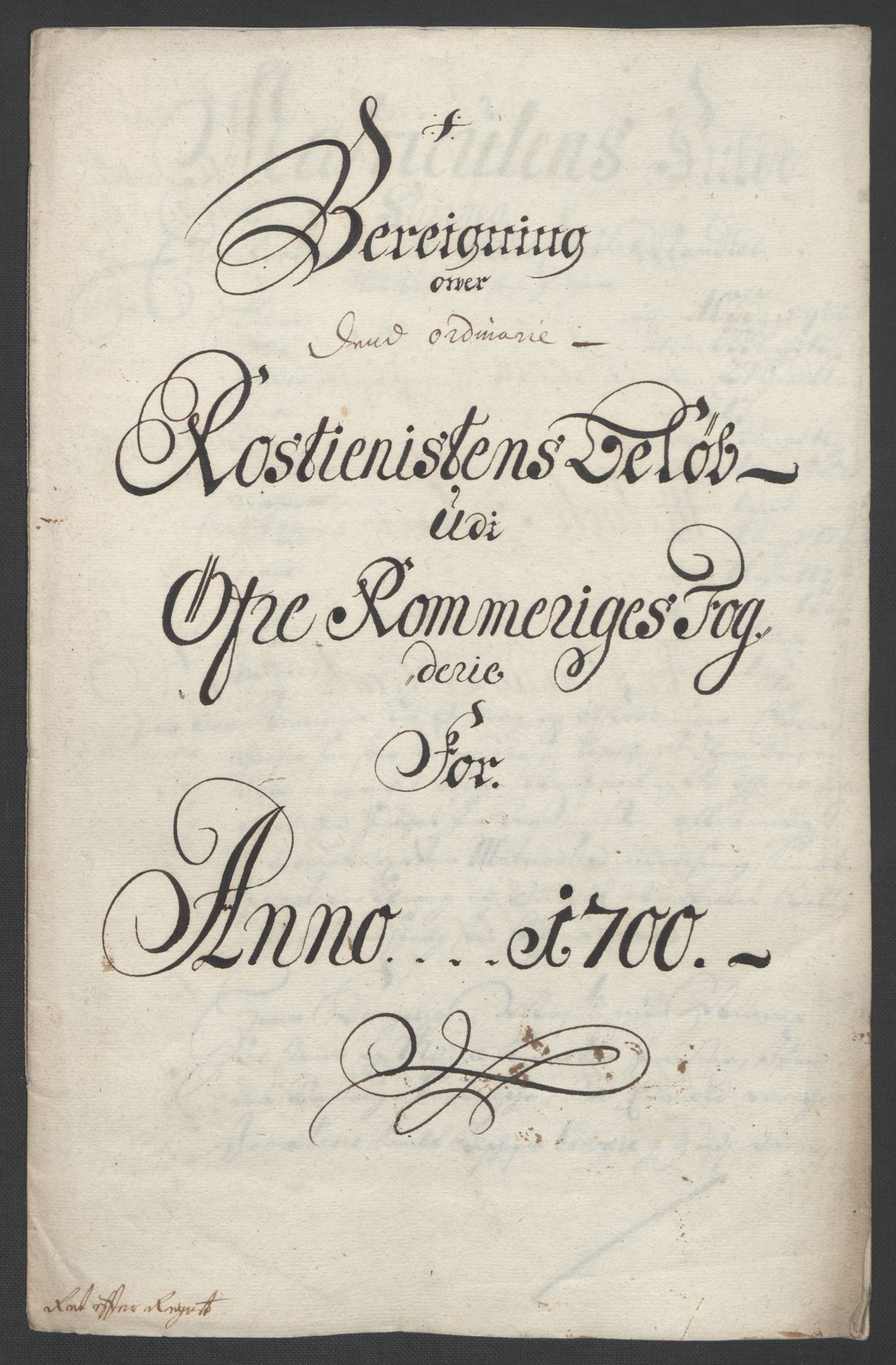 Rentekammeret inntil 1814, Reviderte regnskaper, Fogderegnskap, RA/EA-4092/R12/L0712: Fogderegnskap Øvre Romerike, 1700, s. 237