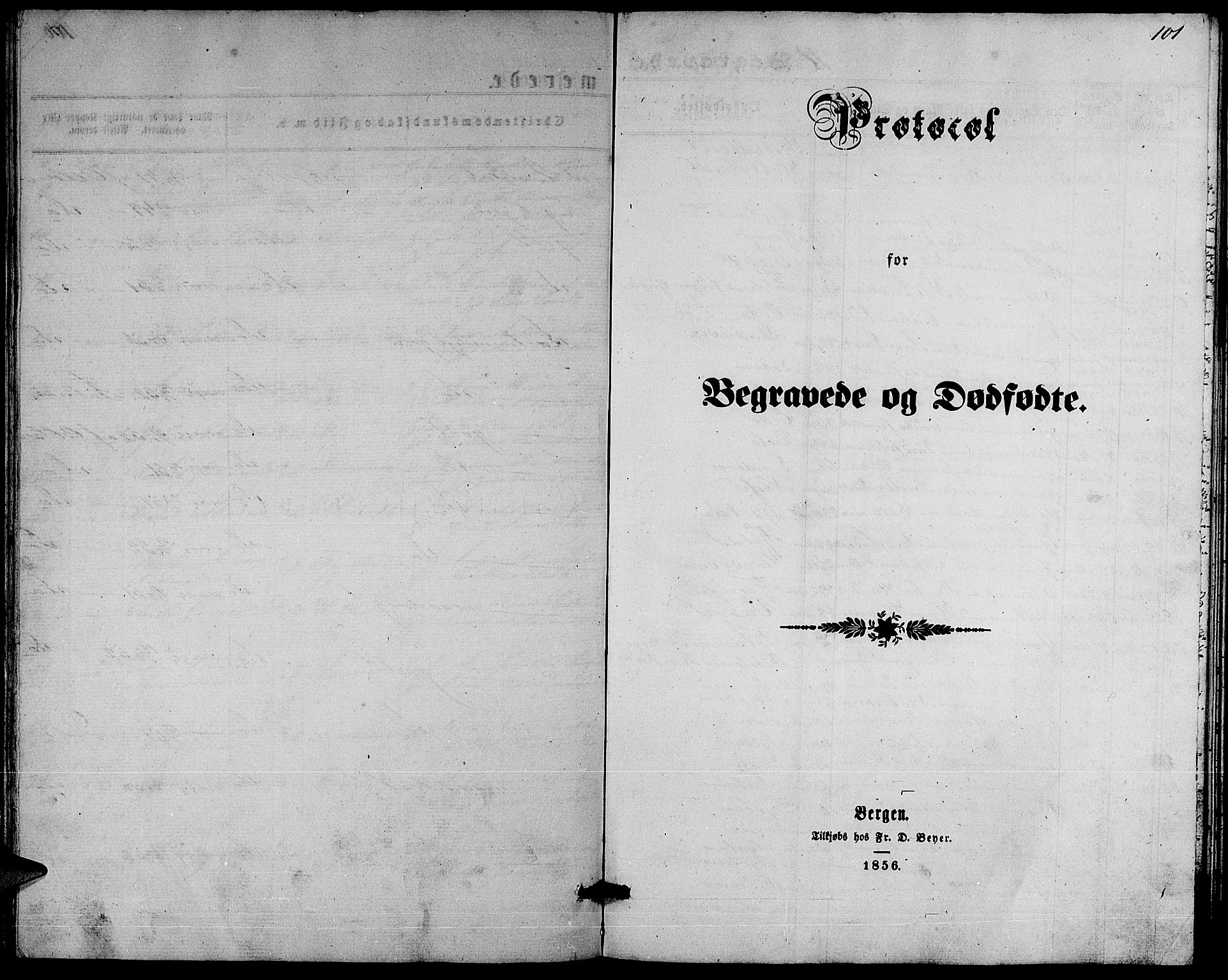 Fjell sokneprestembete, SAB/A-75301/H/Hab: Klokkerbok nr. A 1, 1861-1870, s. 101