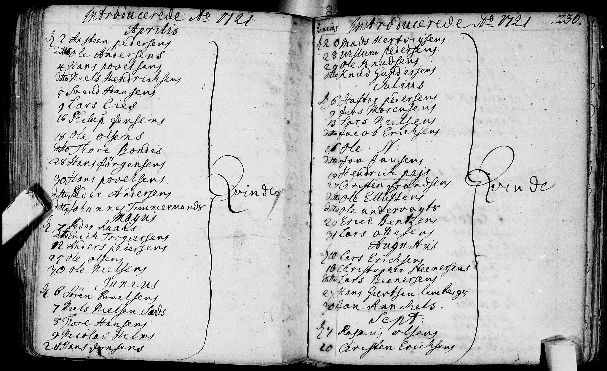 Bragernes kirkebøker, AV/SAKO-A-6/F/Fa/L0003: Ministerialbok nr. I 3, 1706-1734, s. 236