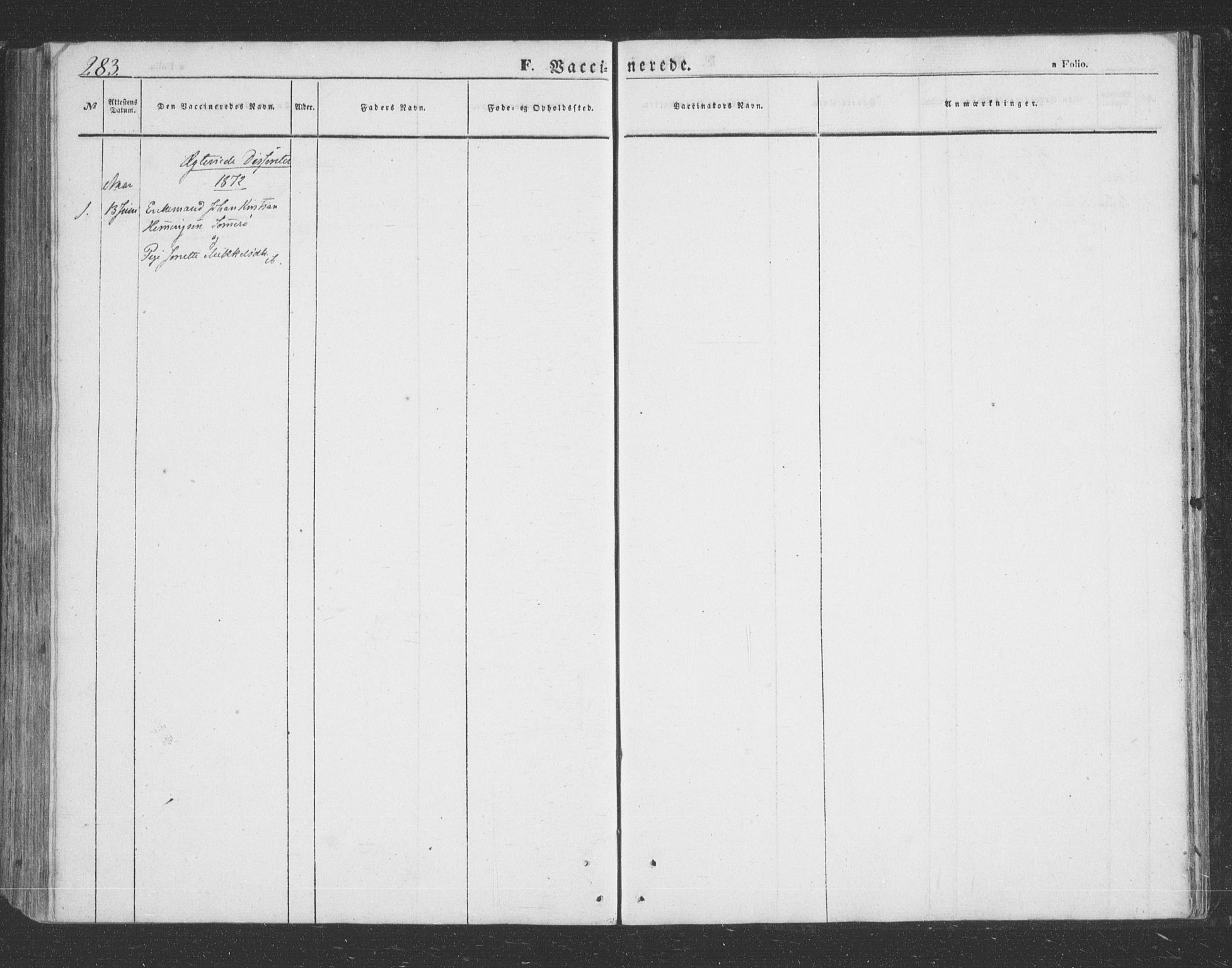 Lenvik sokneprestembete, AV/SATØ-S-1310/H/Ha/Hab/L0020klokker: Klokkerbok nr. 20, 1855-1883, s. 283