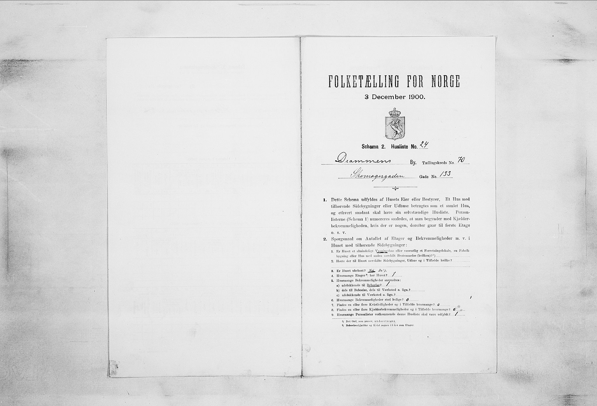 RA, Folketelling 1900 for 0602 Drammen kjøpstad, 1900, s. 14284