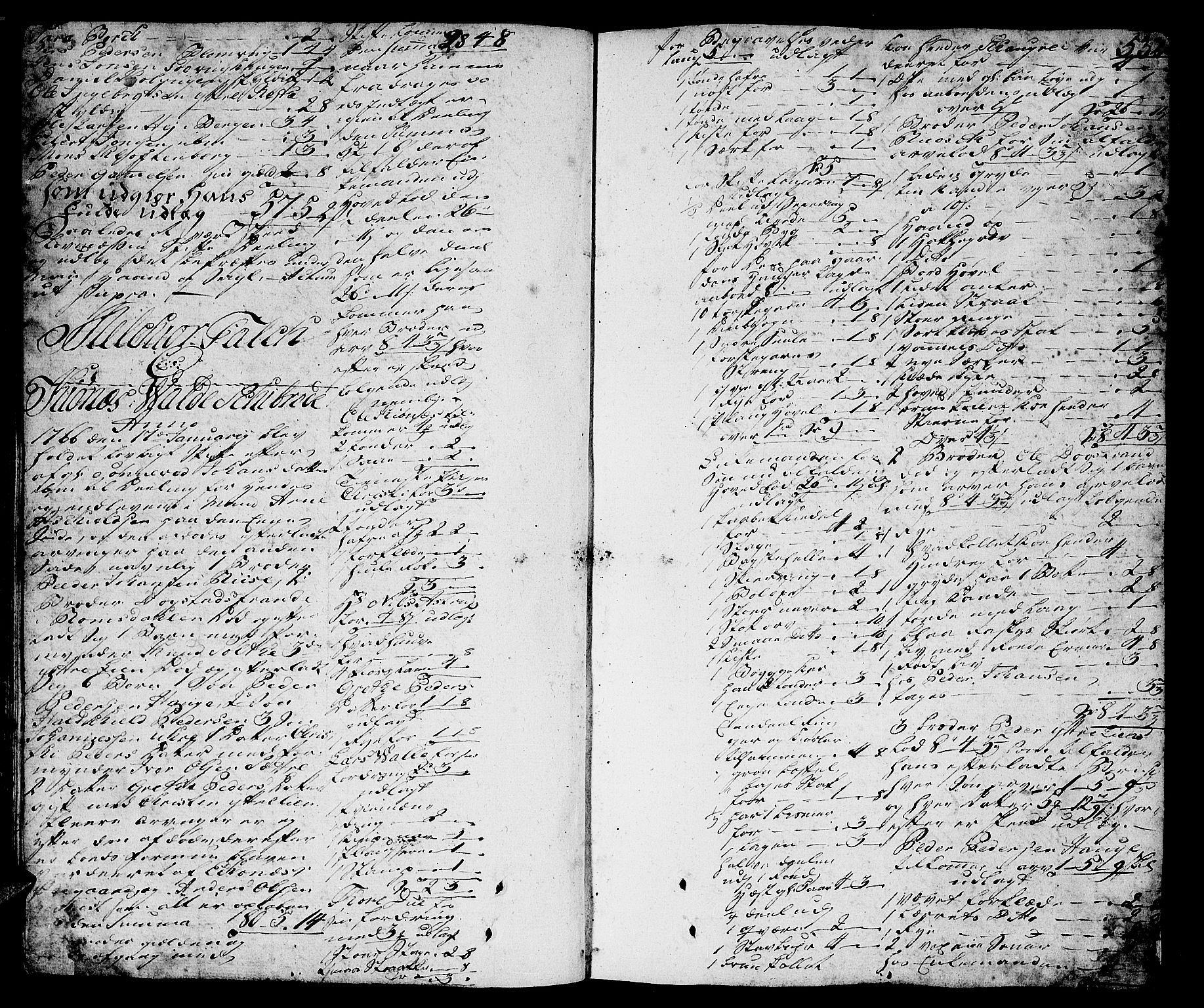 Sunnmøre sorenskriveri, AV/SAT-A-0005/3/3A/L0022: Skifteprotokoll 15B, 1765-1767, s. 532