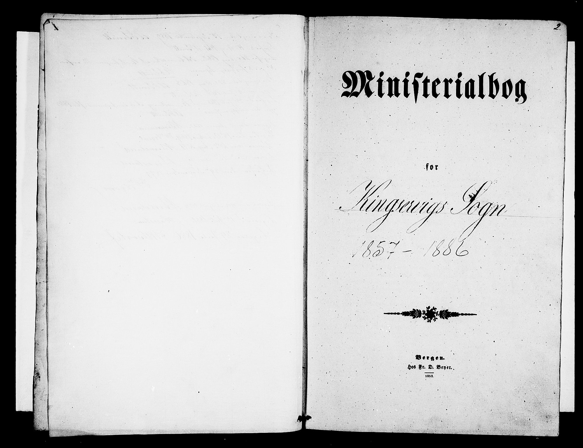 Ullensvang sokneprestembete, AV/SAB-A-78701/H/Hab: Klokkerbok nr. E 6, 1857-1886, s. 2