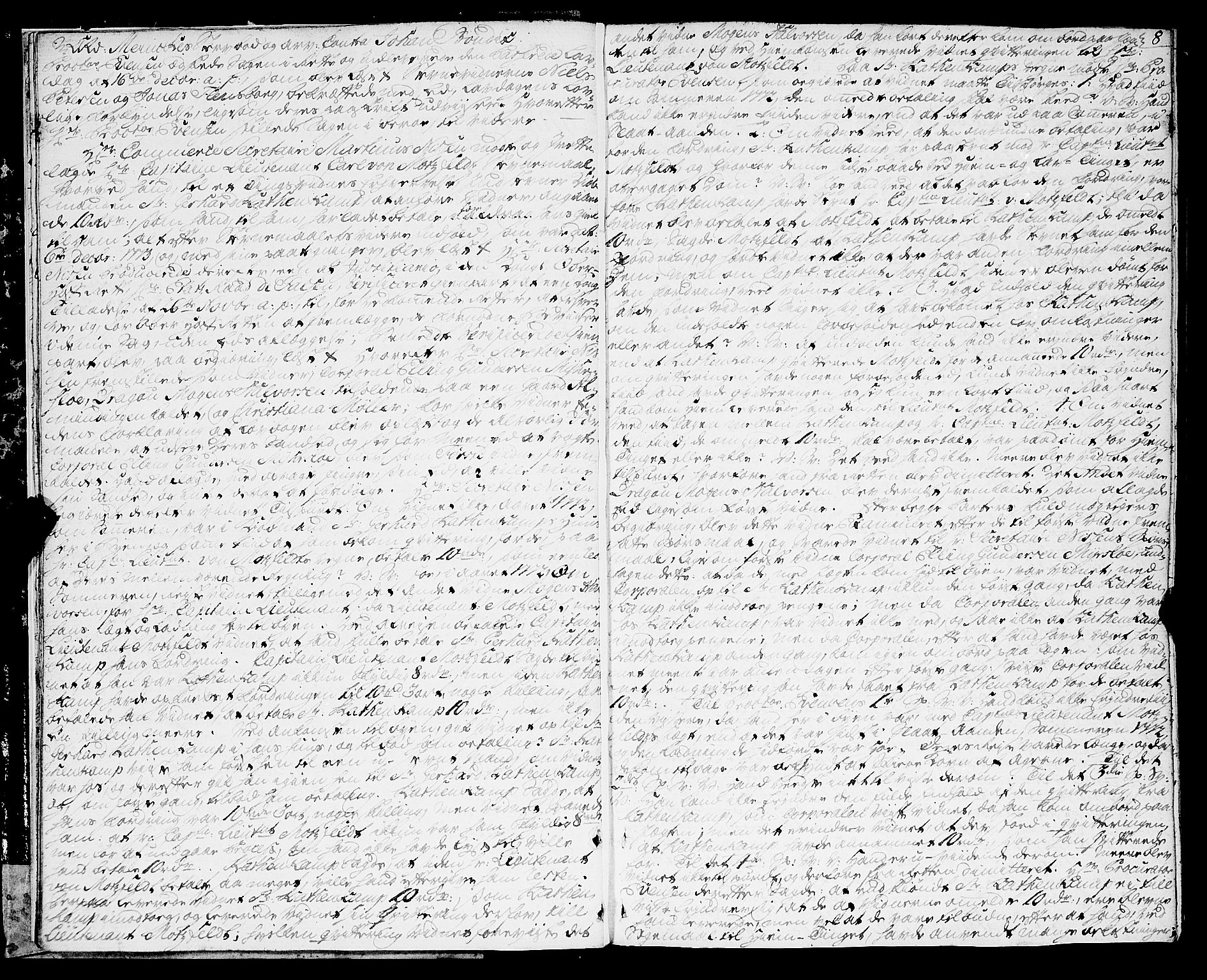 Trondheim byfogd, AV/SAT-A-0003/1/1/1A/L0054: Bytingsprotokoll - 16/12-1/5.Gl.nr.47a. U, 1773-1777, s. 7b-8a
