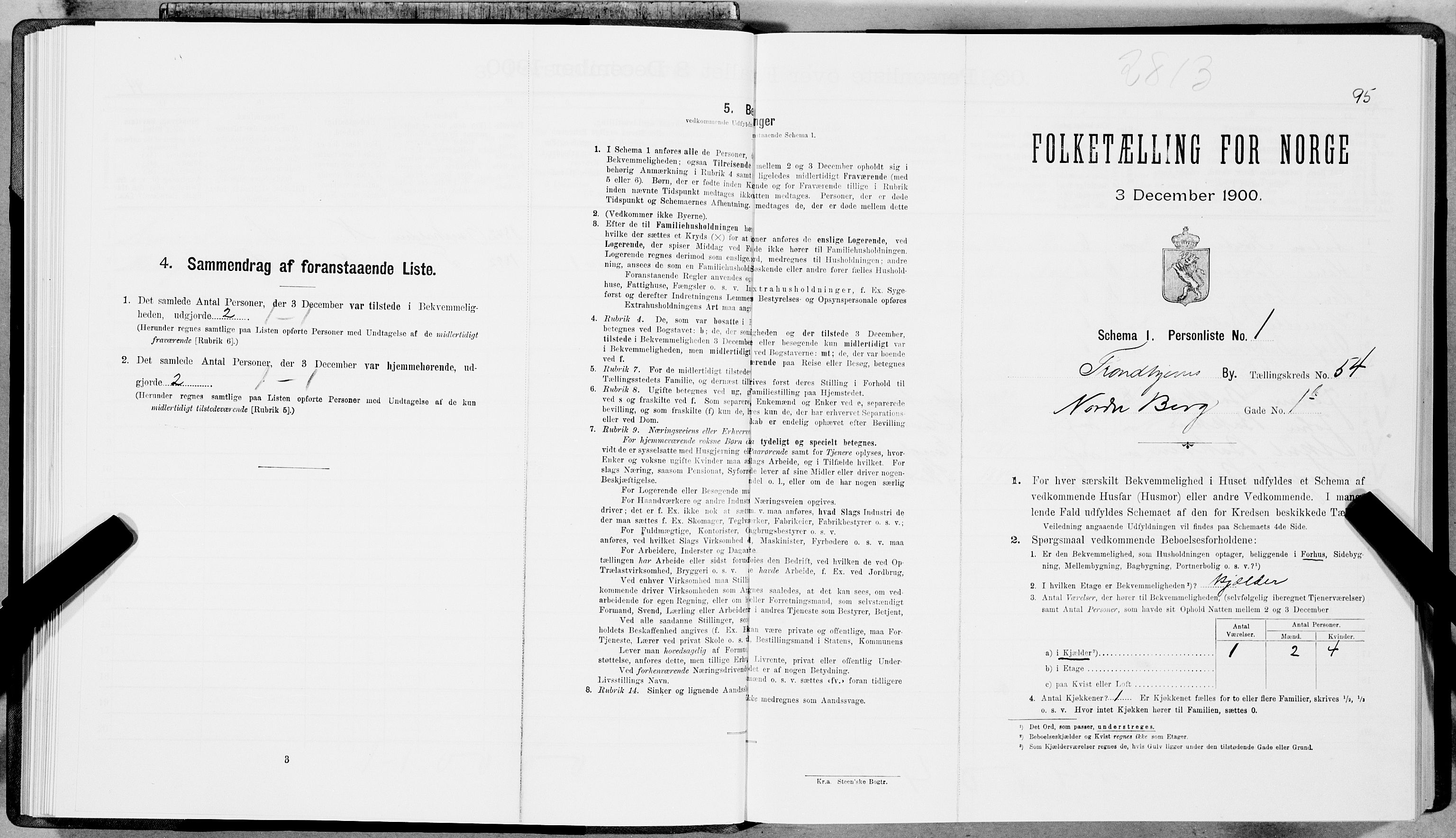 SAT, Folketelling 1900 for 1601 Trondheim kjøpstad, 1900, s. 9163