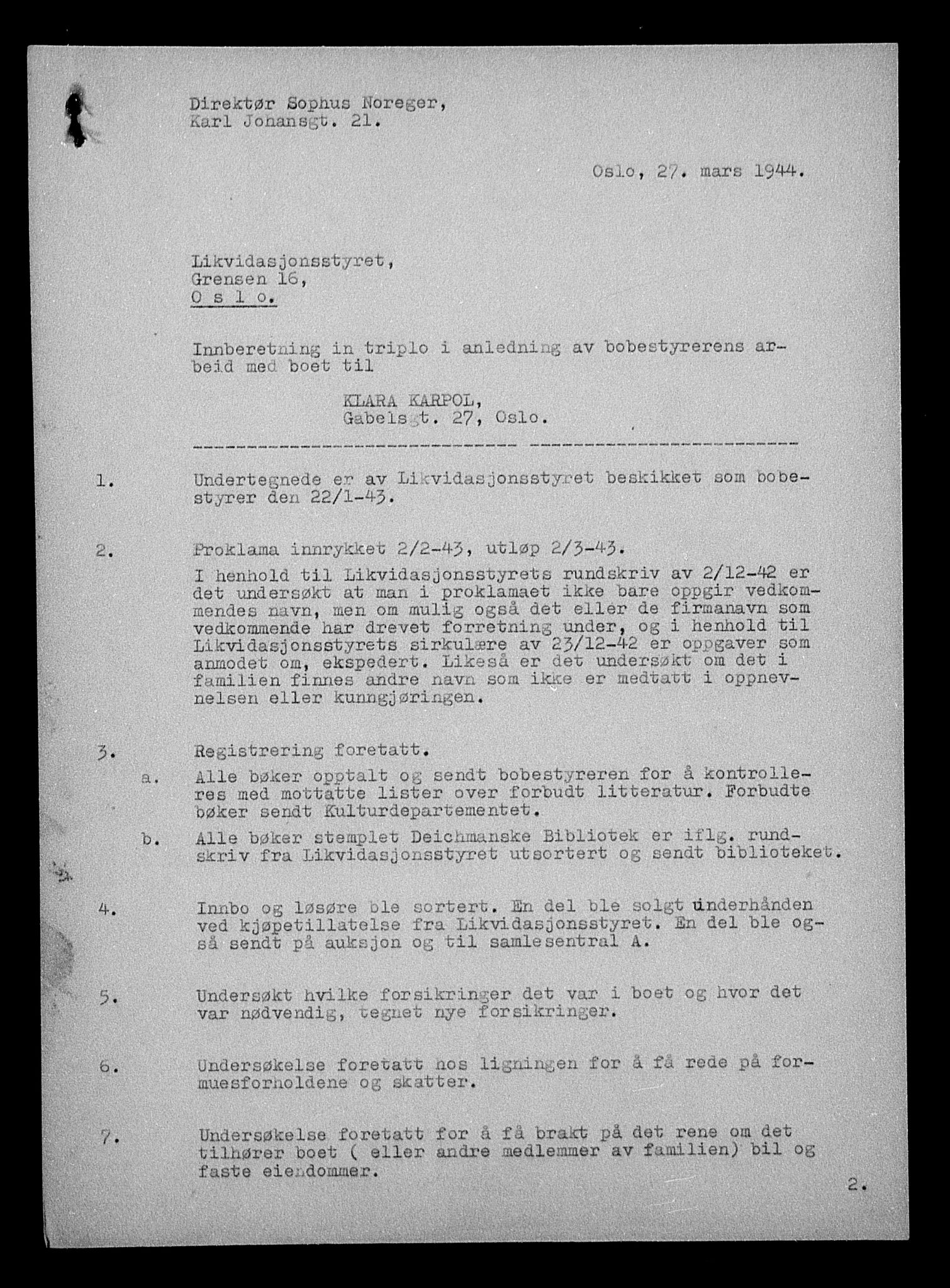 Justisdepartementet, Tilbakeføringskontoret for inndratte formuer, AV/RA-S-1564/H/Hc/Hcc/L0949: --, 1945-1947, s. 443
