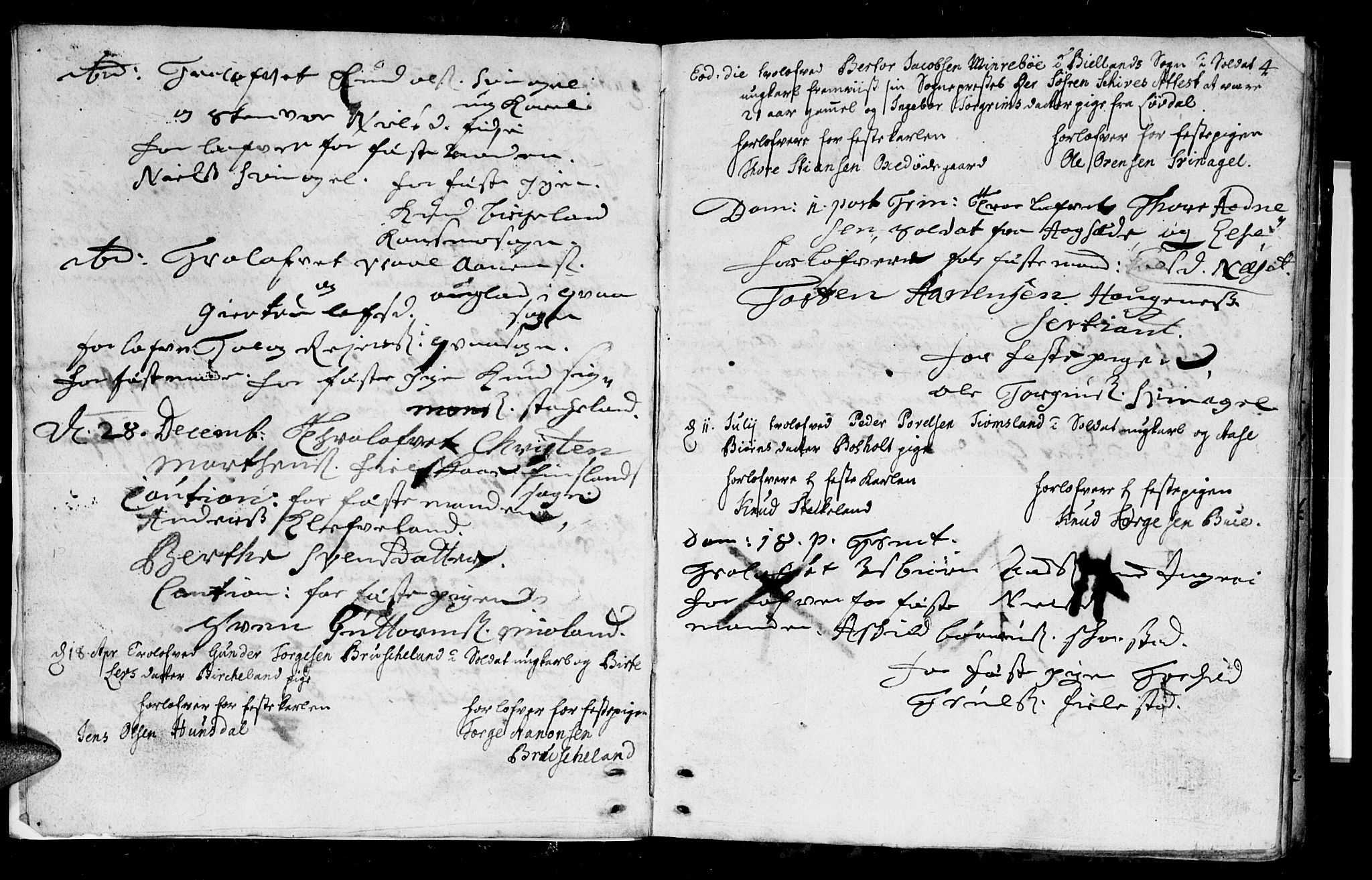 Holum sokneprestkontor, AV/SAK-1111-0022/F/Fa/Fab/L0001: Ministerialbok nr. A 1, 1720-1752, s. 4