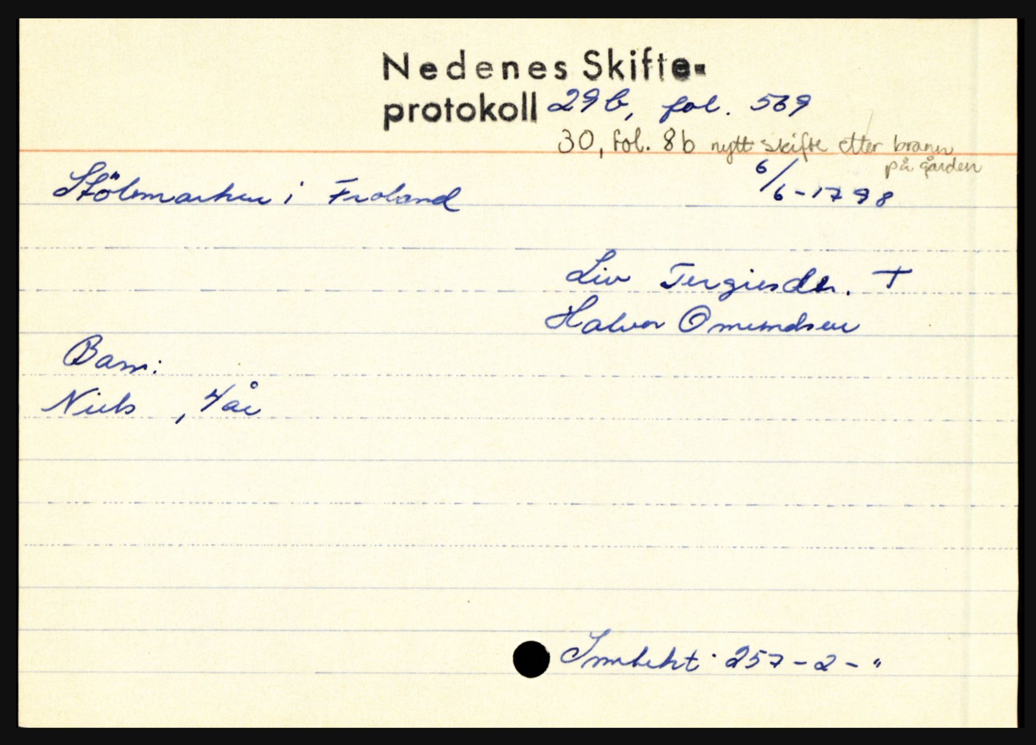 Nedenes sorenskriveri før 1824, AV/SAK-1221-0007/H, s. 29145