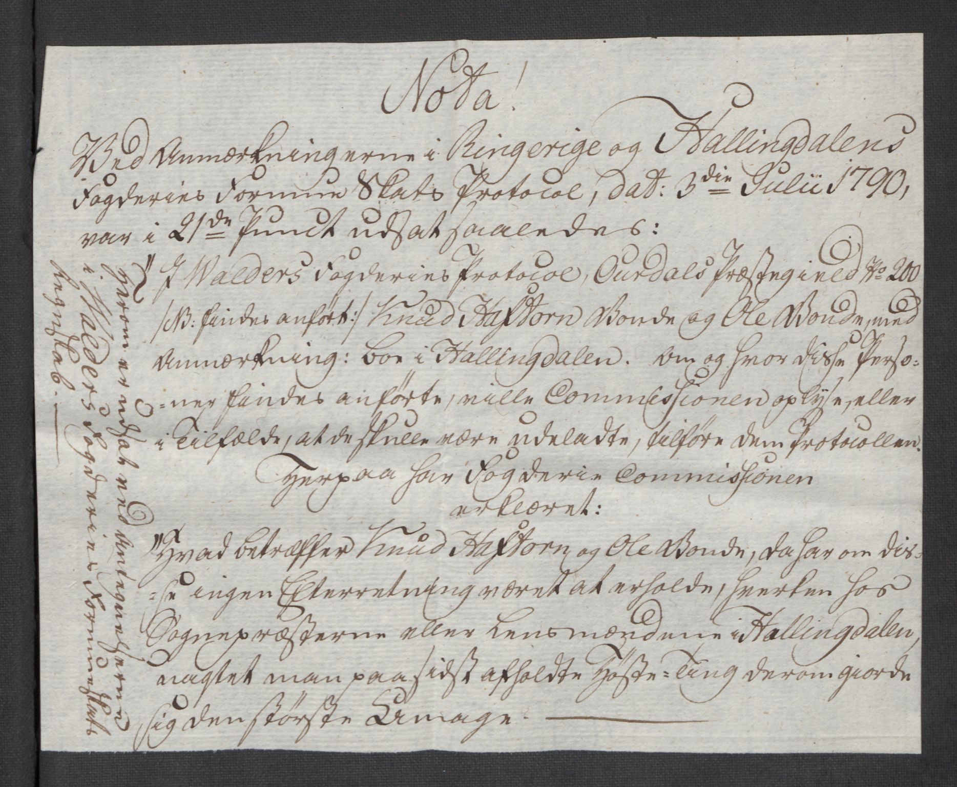 Rentekammeret inntil 1814, Reviderte regnskaper, Mindre regnskaper, AV/RA-EA-4068/Rf/Rfe/L0054: Valdres fogderi. Vallø saltverk, 1789, s. 261