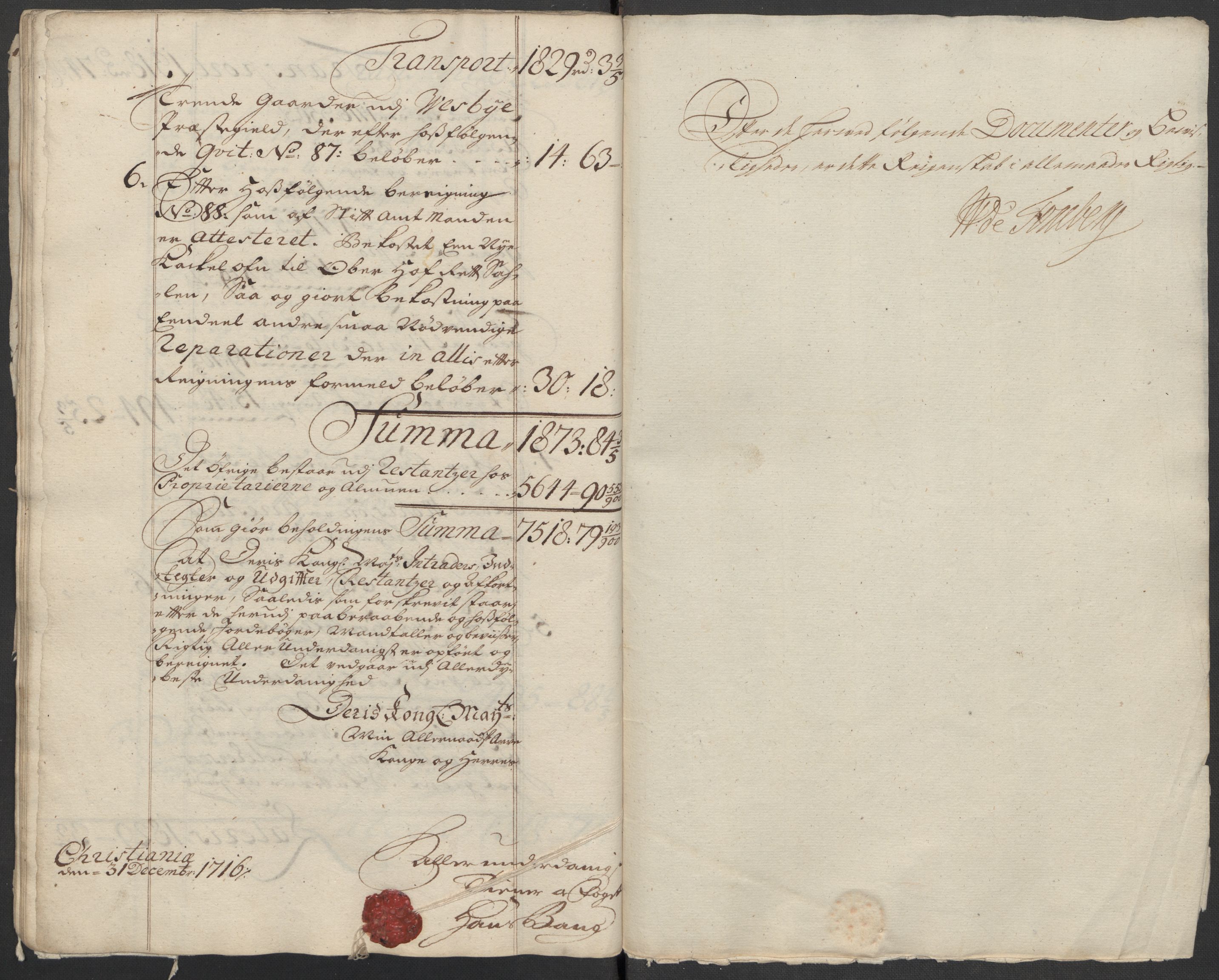 Rentekammeret inntil 1814, Reviderte regnskaper, Fogderegnskap, AV/RA-EA-4092/R10/L0454: Fogderegnskap Aker og Follo, 1716, s. 27