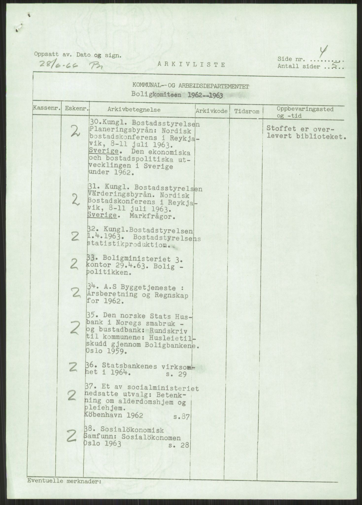 Kommunaldepartementet, Boligkomiteen av 1962, AV/RA-S-1456/D/L0003: --, 1962-1963, s. 1640