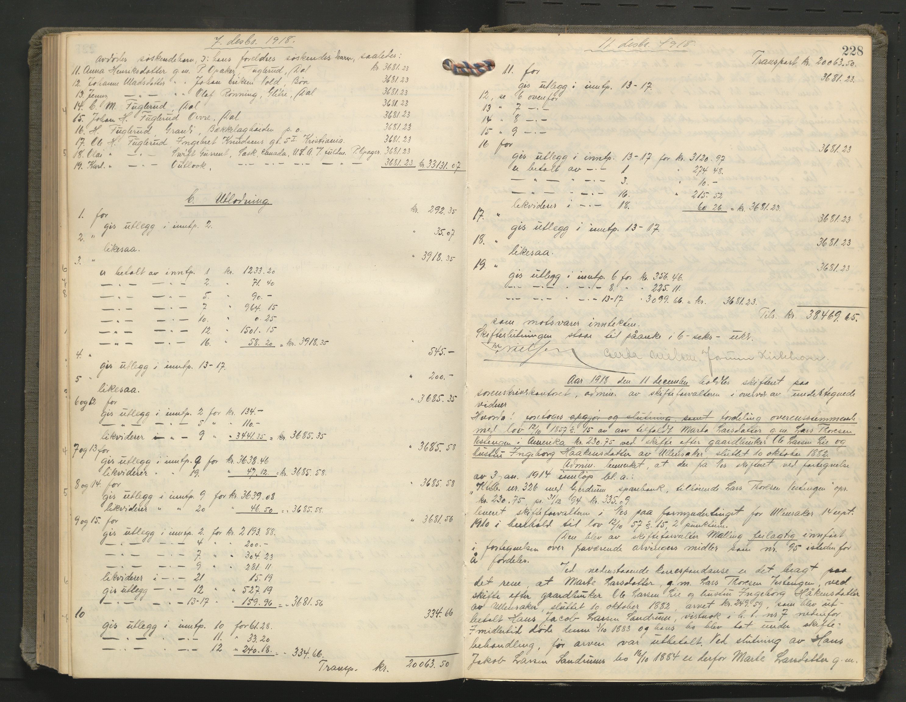 Eidsvoll tingrett, AV/SAO-A-10371/H/Hc/L0003: Skifteutlodningsprotokoll, 1912-1918, s. 228