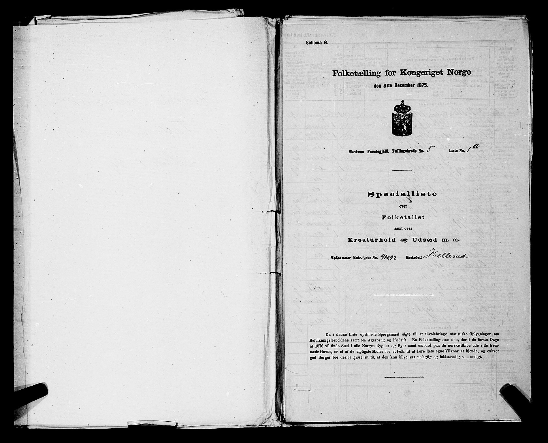 RA, Folketelling 1875 for 0231P Skedsmo prestegjeld, 1875, s. 599