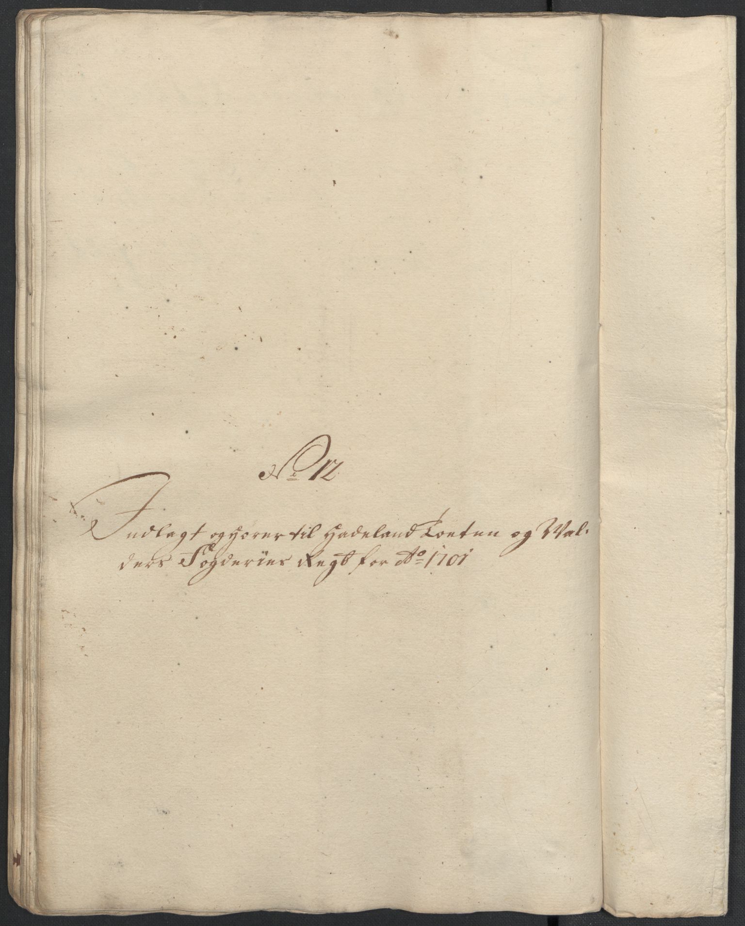 Rentekammeret inntil 1814, Reviderte regnskaper, Fogderegnskap, RA/EA-4092/R18/L1299: Fogderegnskap Hadeland, Toten og Valdres, 1701, s. 434