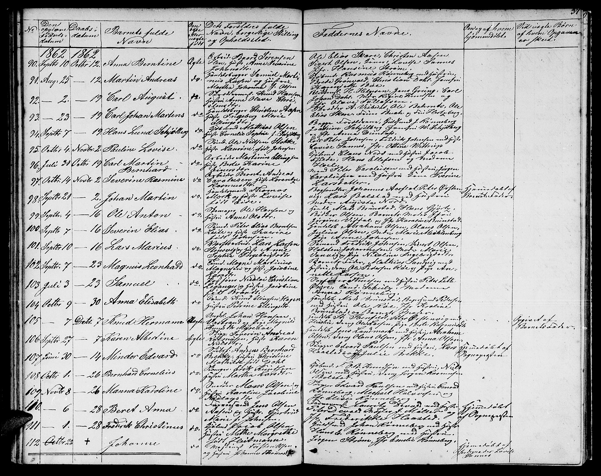 Ministerialprotokoller, klokkerbøker og fødselsregistre - Møre og Romsdal, AV/SAT-A-1454/529/L0464: Klokkerbok nr. 529C01, 1855-1867, s. 37