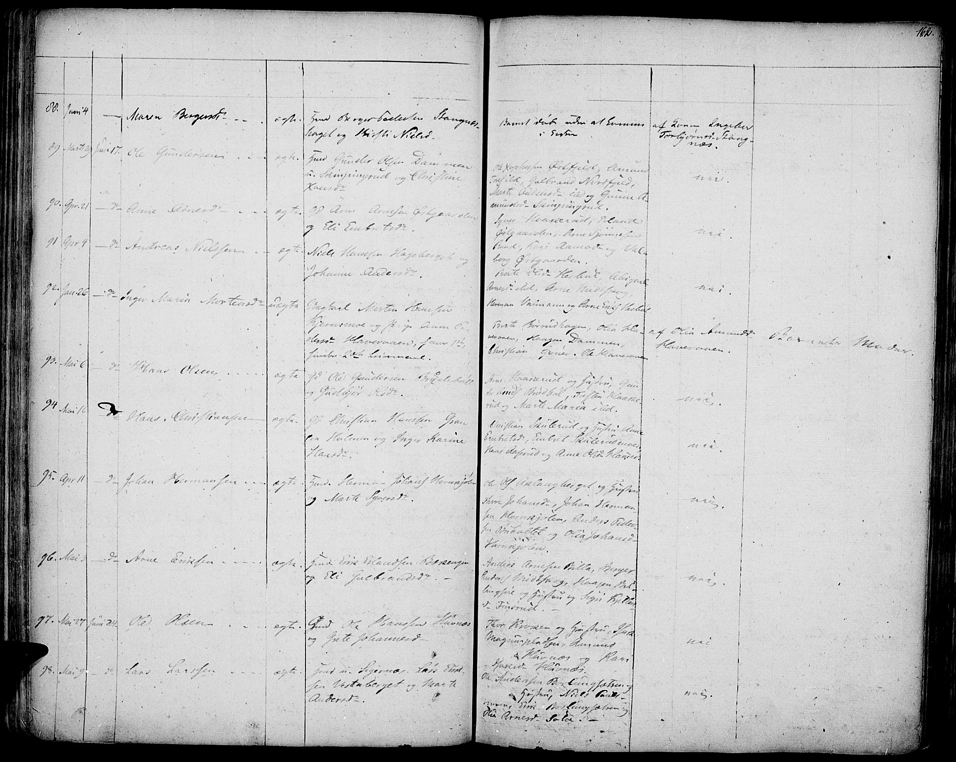 Vinger prestekontor, AV/SAH-PREST-024/H/Ha/Haa/L0007: Ministerialbok nr. 7, 1826-1839, s. 162