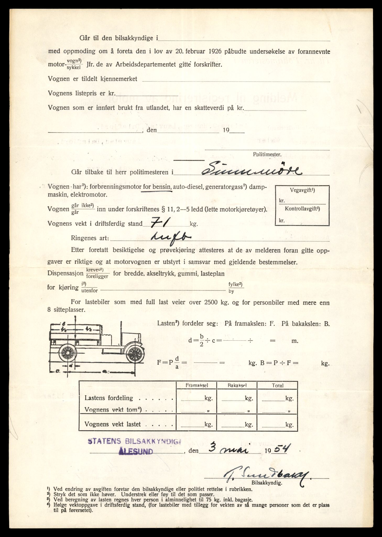 Møre og Romsdal vegkontor - Ålesund trafikkstasjon, SAT/A-4099/F/Fe/L0037: Registreringskort for kjøretøy T 13031 - T 13179, 1927-1998, s. 1994