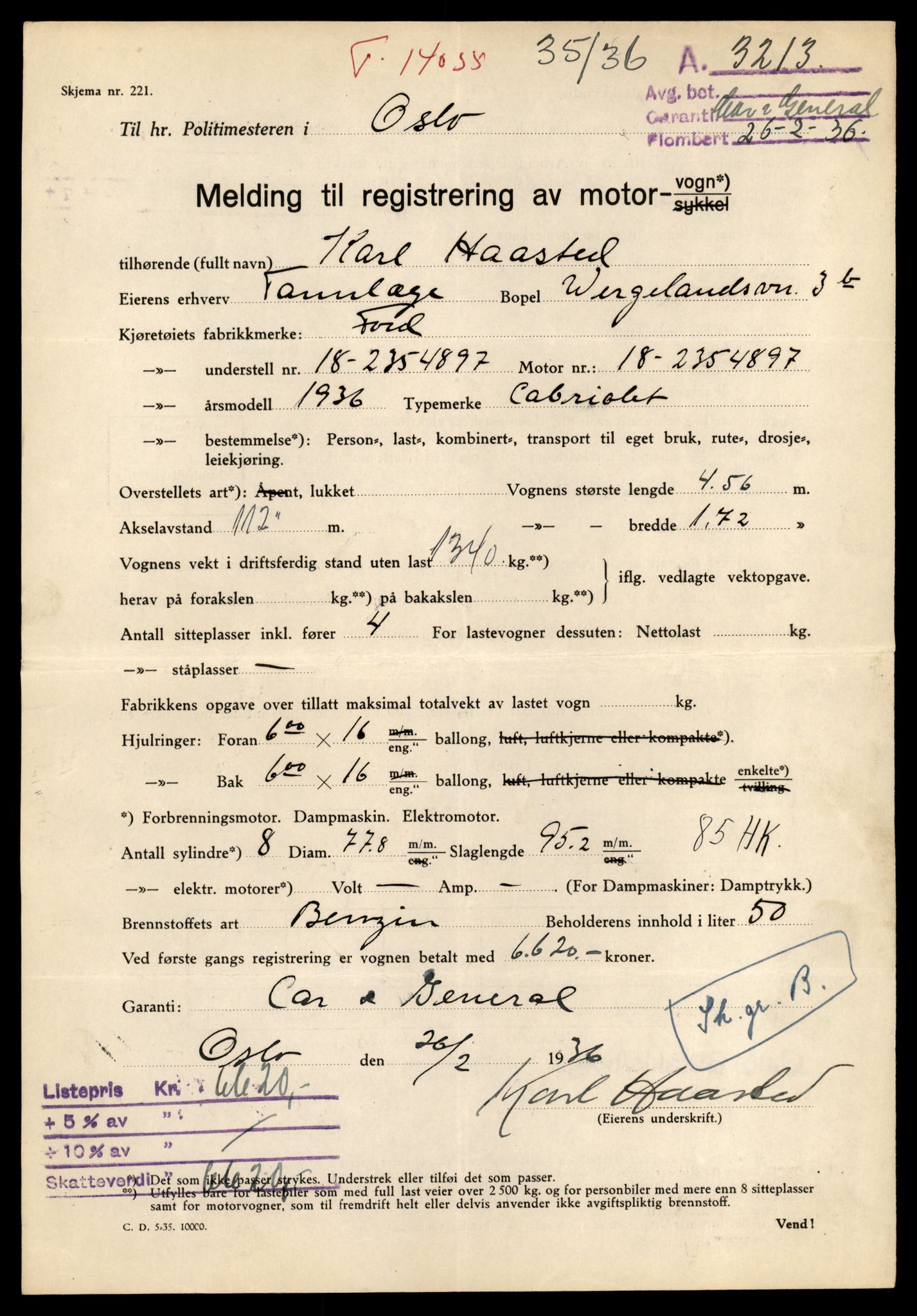 Møre og Romsdal vegkontor - Ålesund trafikkstasjon, AV/SAT-A-4099/F/Fe/L0042: Registreringskort for kjøretøy T 13906 - T 14079, 1927-1998, s. 2609