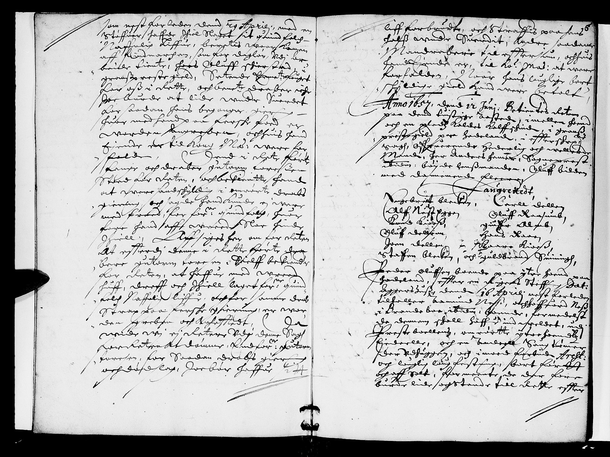 Hadeland, Land og Valdres sorenskriveri, AV/SAH-TING-028/G/Gb/L0005: Tingbok, 1657-1658, s. 5b-6a