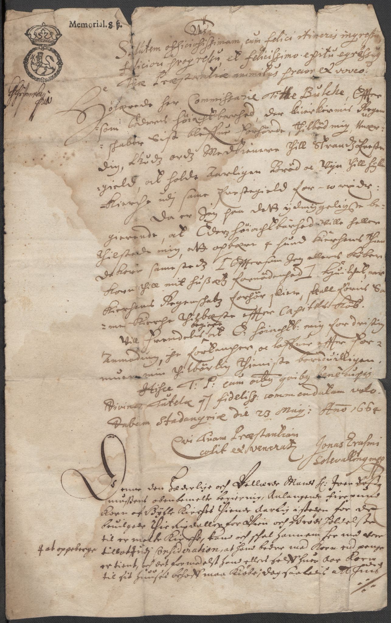 Riksarkivets diplomsamling, AV/RA-EA-5965/F15/L0031: Prestearkiv - Aust-Agder, Vest-Agder og Rogaland, 1575-1768, s. 159