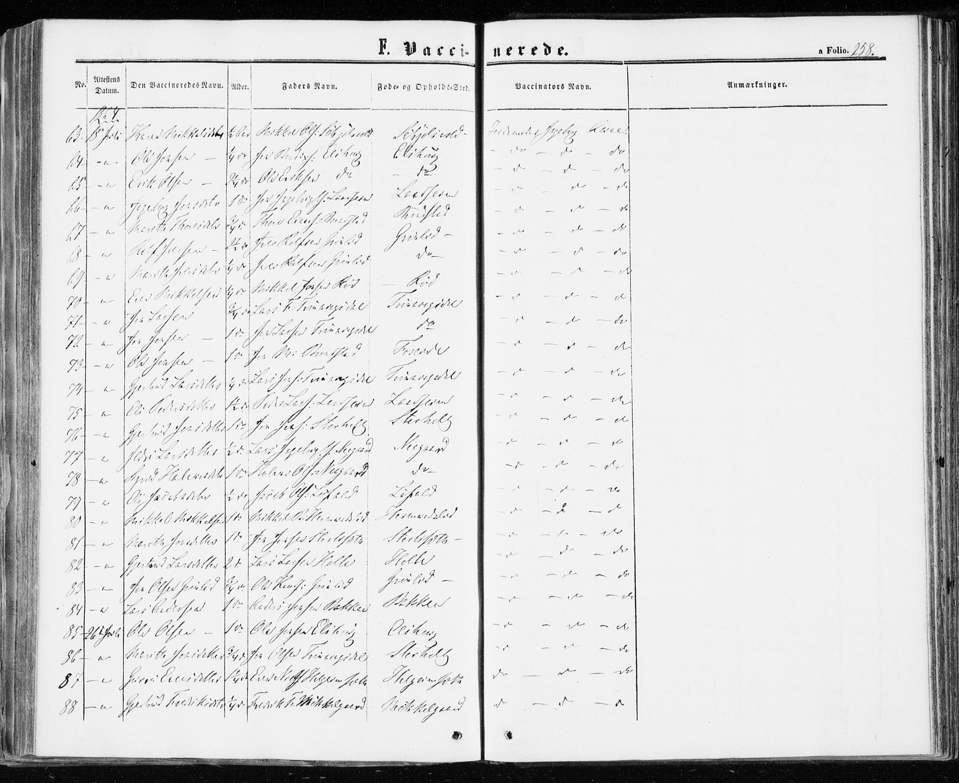 Ministerialprotokoller, klokkerbøker og fødselsregistre - Møre og Romsdal, AV/SAT-A-1454/598/L1067: Ministerialbok nr. 598A01, 1858-1871, s. 258