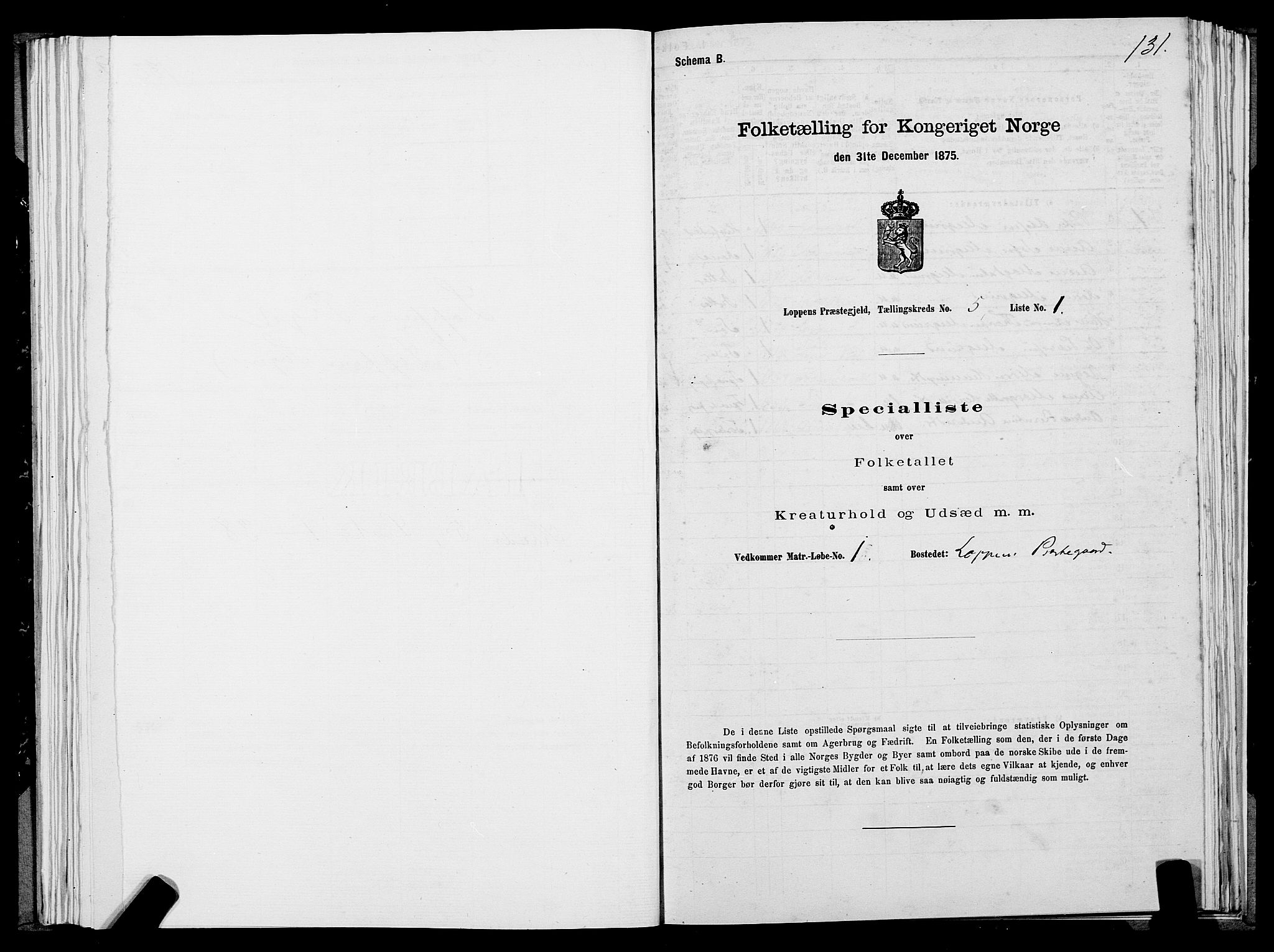SATØ, Folketelling 1875 for 2014P Loppa prestegjeld, 1875, s. 2131
