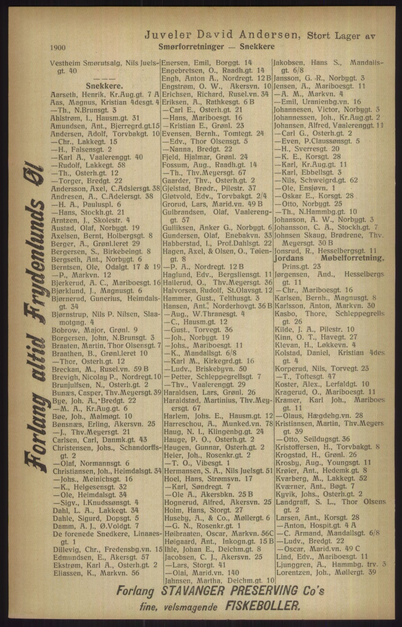 Kristiania/Oslo adressebok, PUBL/-, 1915, s. 1900