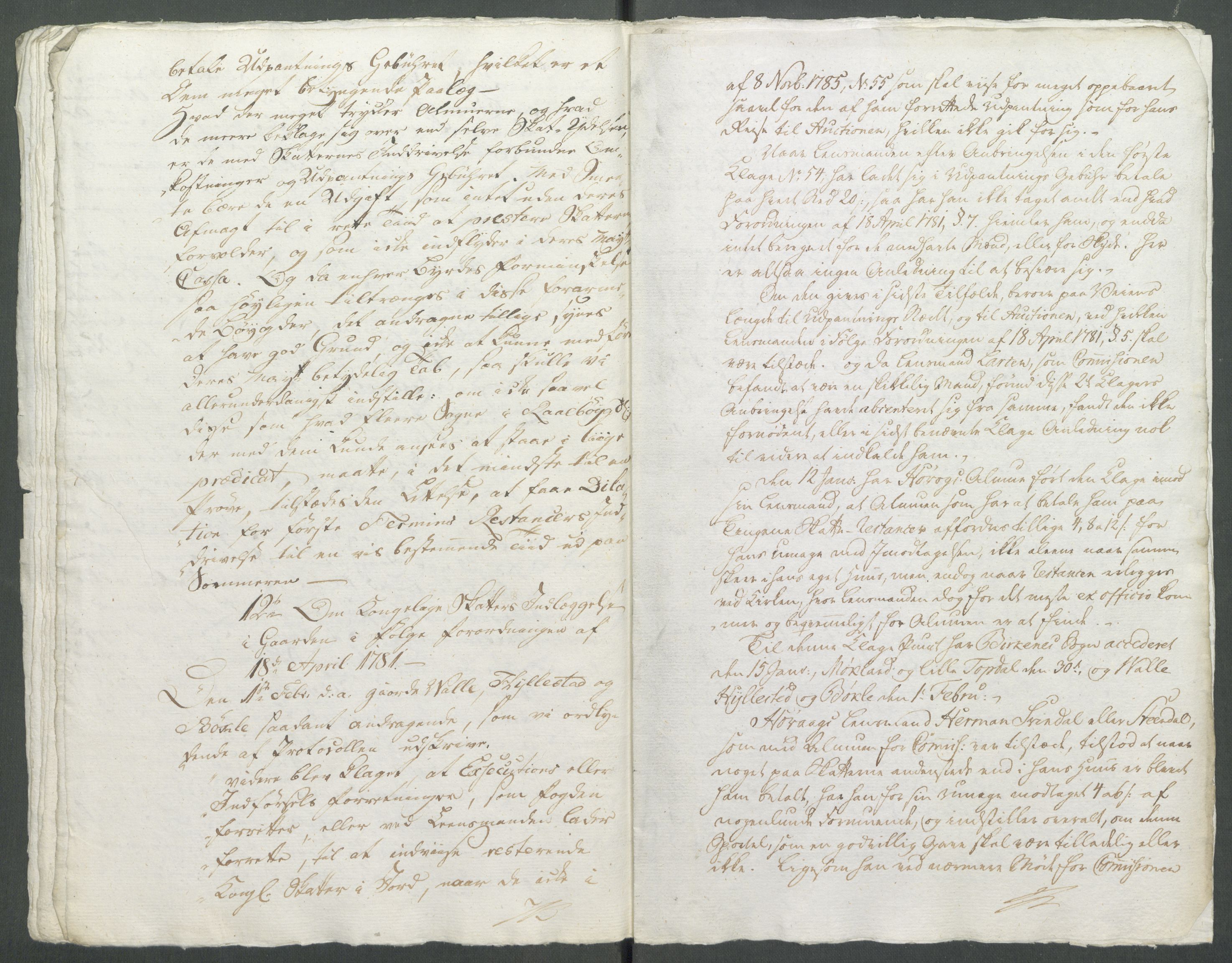 Rentekammeret inntil 1814, Realistisk ordnet avdeling, AV/RA-EA-4070/Od/L0001/0002: Oppløp / [Æ2]: Dokumenter om Lofthusurolighetene i Nedenes, 1786-1789, s. 145