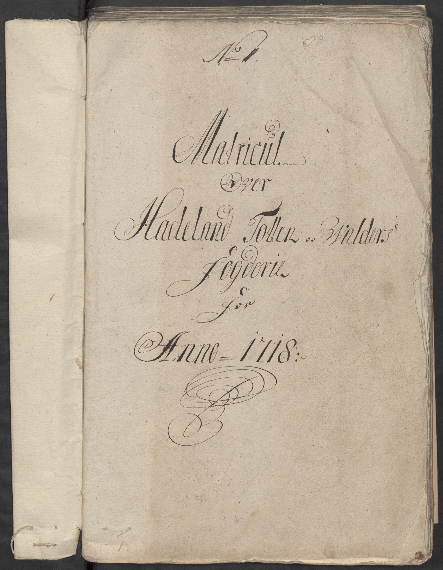 Rentekammeret inntil 1814, Reviderte regnskaper, Fogderegnskap, RA/EA-4092/R18/L1319: Fogderegnskap Hadeland, Toten og Valdres, 1718, s. 20