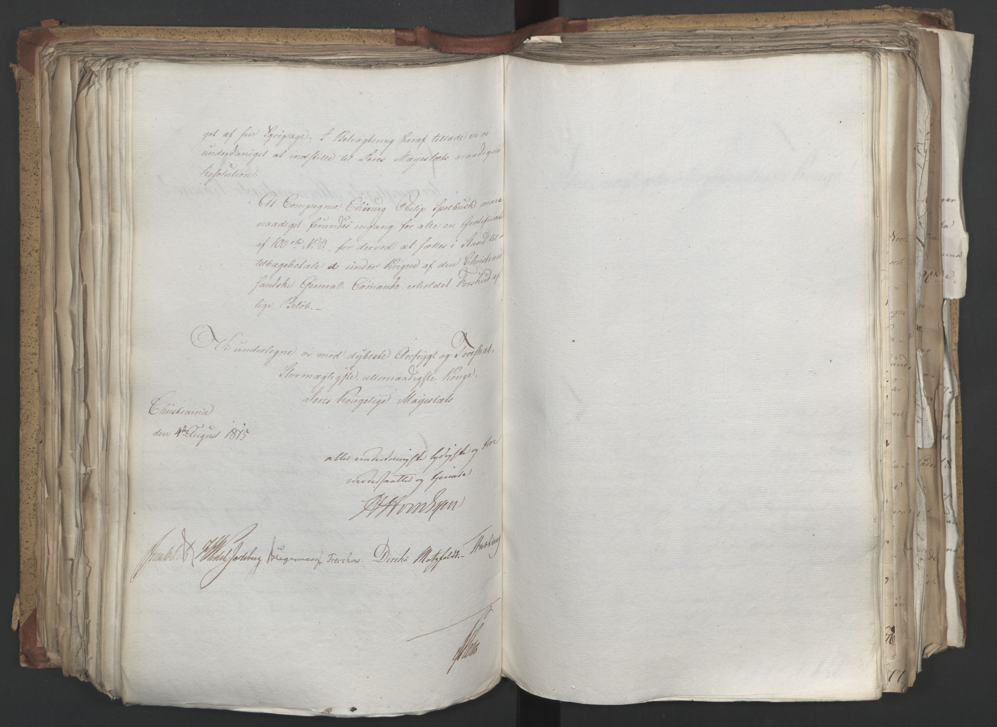 Statsrådsavdelingen i Stockholm, AV/RA-S-1003/D/Da/L0003: Regjeringsinnstillinger nr. 519-787, 1815, s. 280