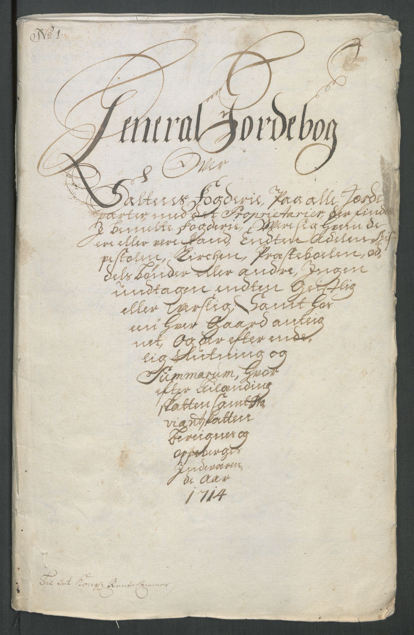 Rentekammeret inntil 1814, Reviderte regnskaper, Fogderegnskap, RA/EA-4092/R66/L4584: Fogderegnskap Salten, 1714, s. 23
