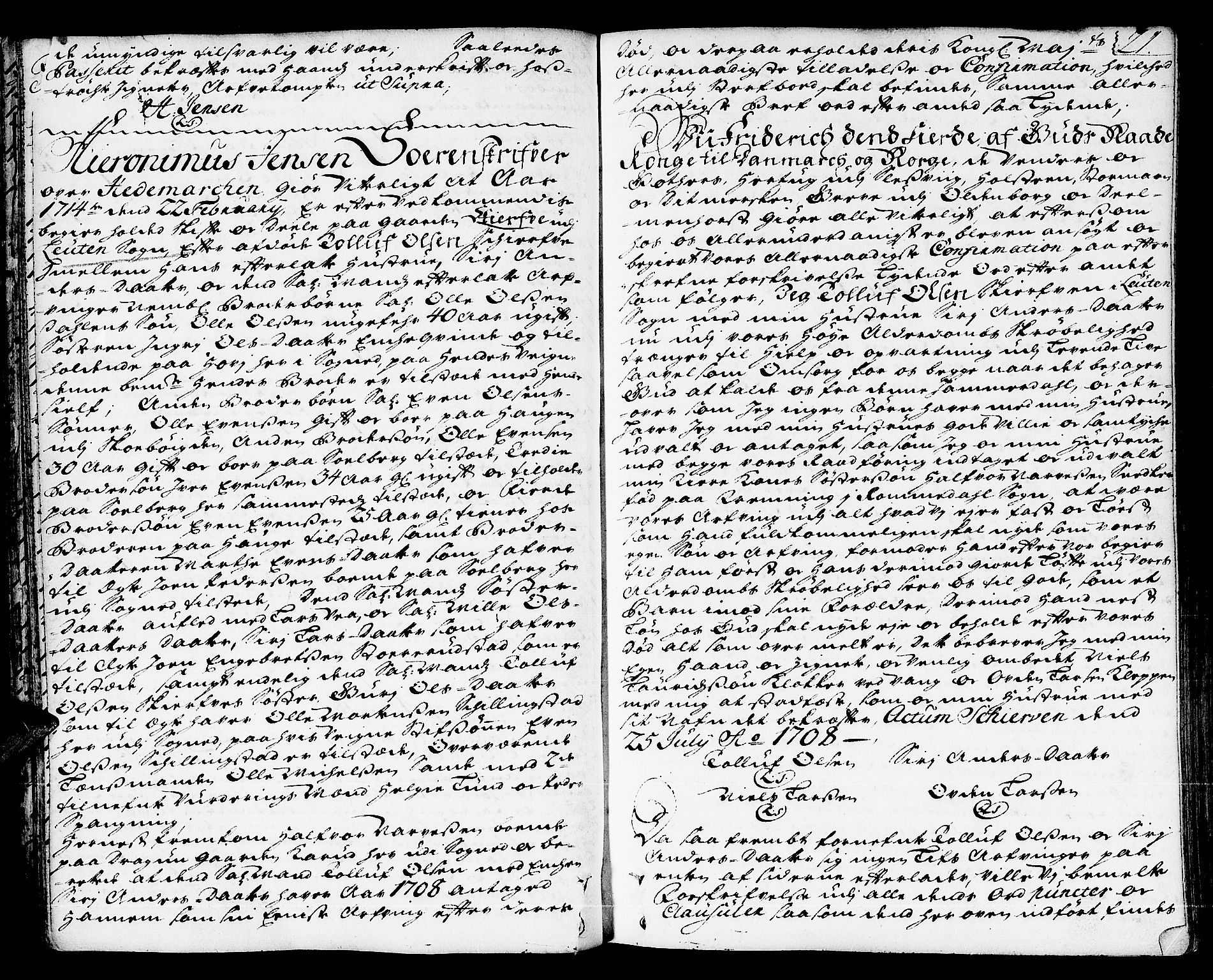 Hedemarken sorenskriveri, AV/SAH-TING-034/J/Ja/L0005: Skifteprotokoll, 1713-1721, s. 20b-21a
