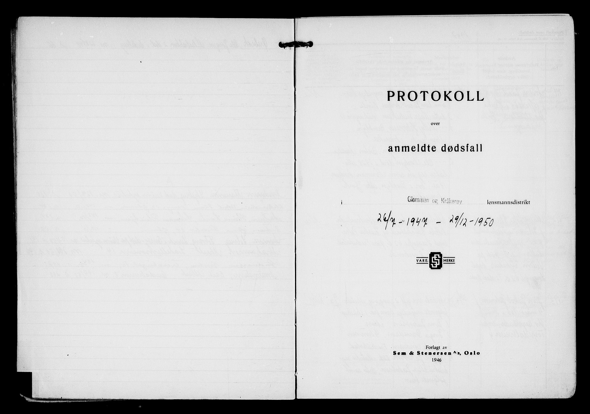 Glemmen lensmannskontor, SAO/A-10123/H/Ha/Haa/L0010: Dødsfallsprotokoll, 1947-1950