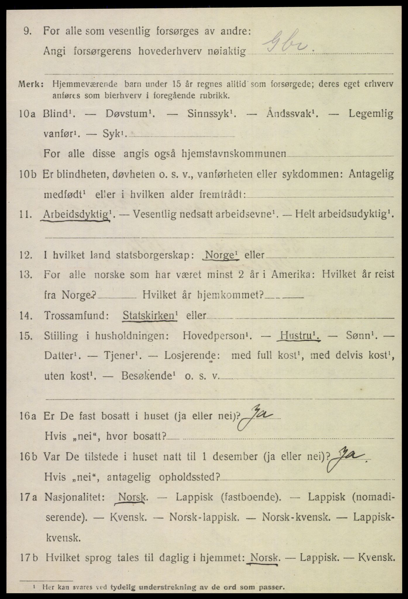 SAT, Folketelling 1920 for 1746 Klinga herred, 1920, s. 2054