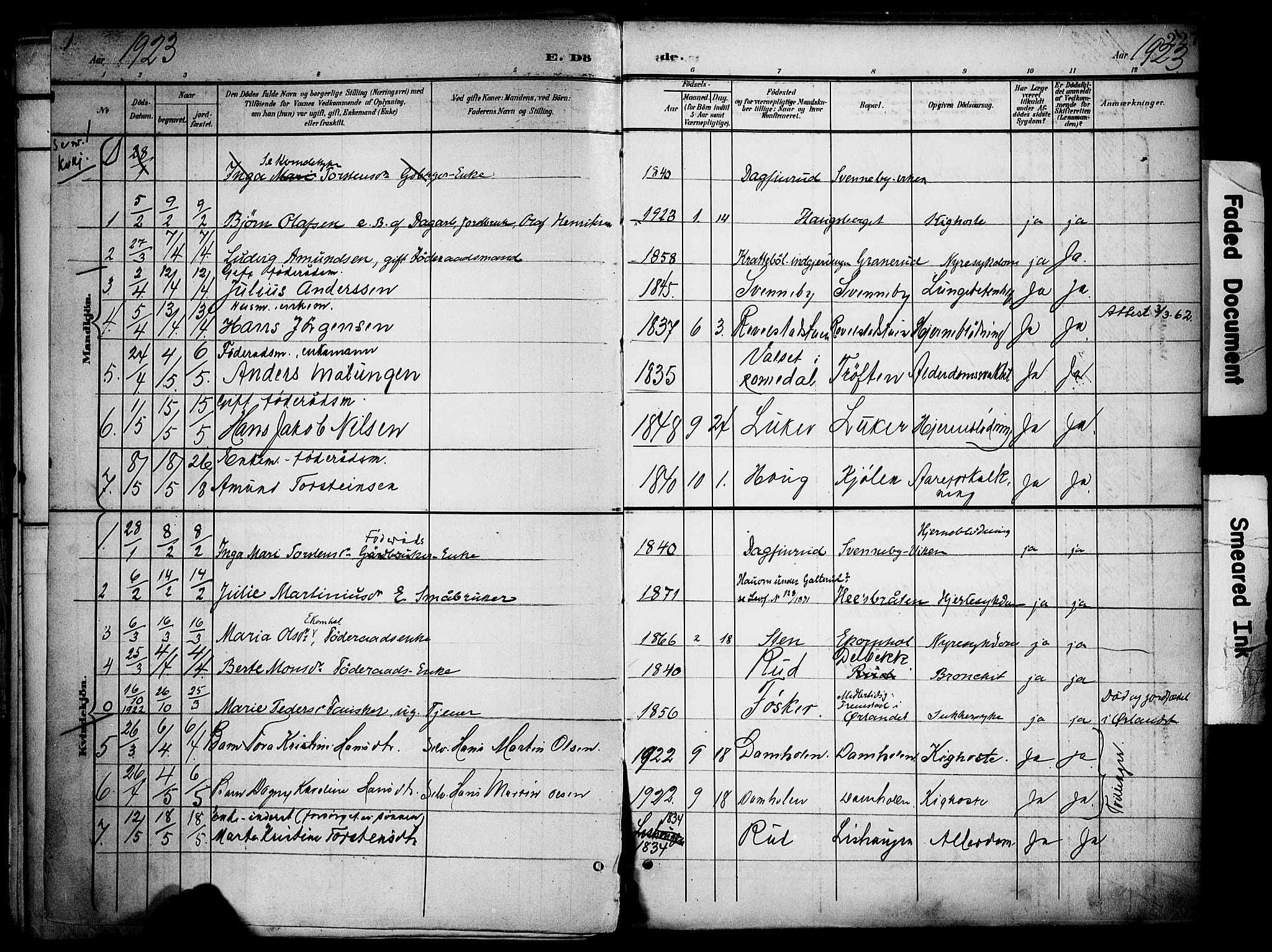 Nord-Odal prestekontor, AV/SAH-PREST-032/H/Ha/Haa/L0007: Ministerialbok nr. 7, 1902-1926, s. 227