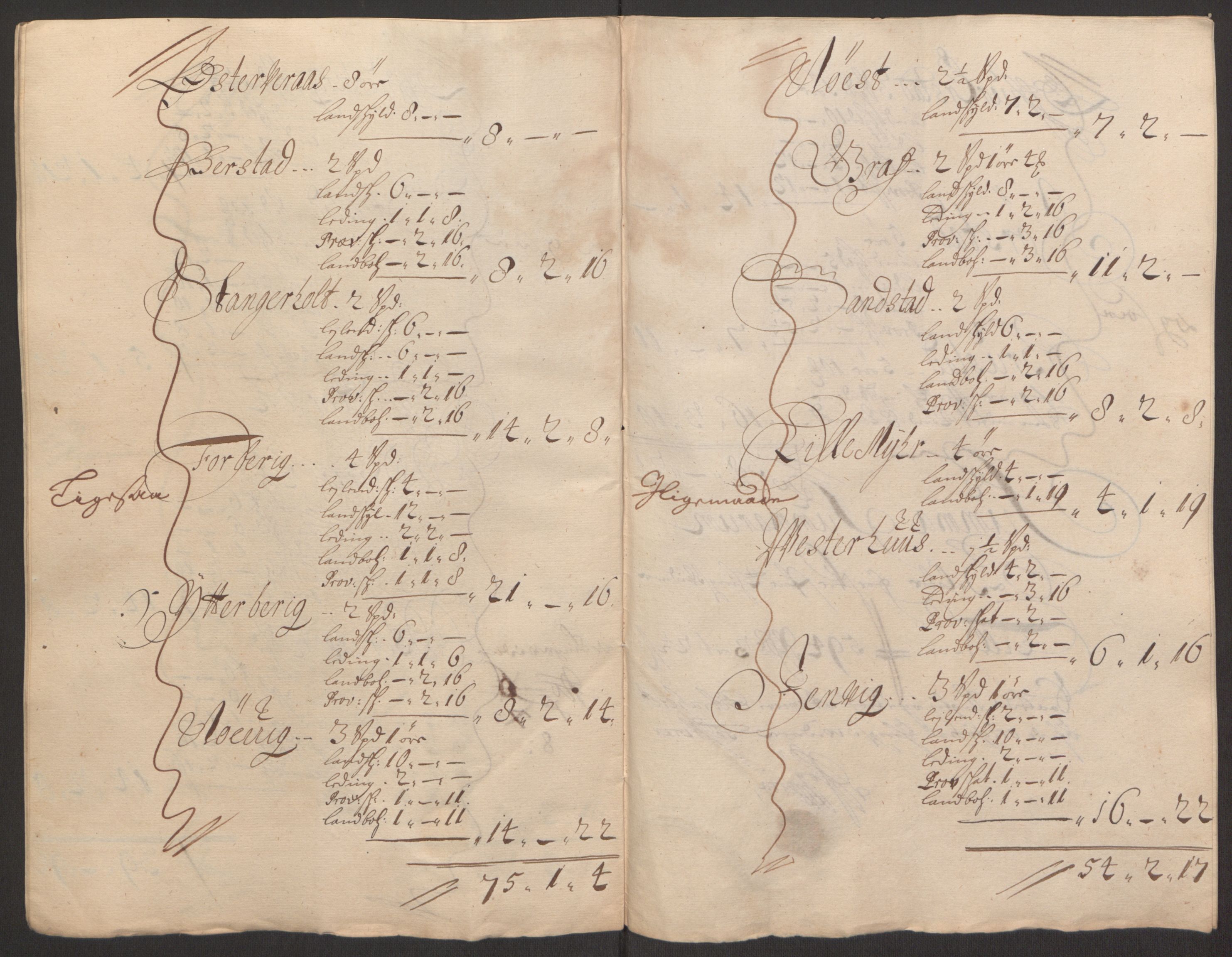 Rentekammeret inntil 1814, Reviderte regnskaper, Fogderegnskap, RA/EA-4092/R63/L4308: Fogderegnskap Inderøy, 1692-1694, s. 228