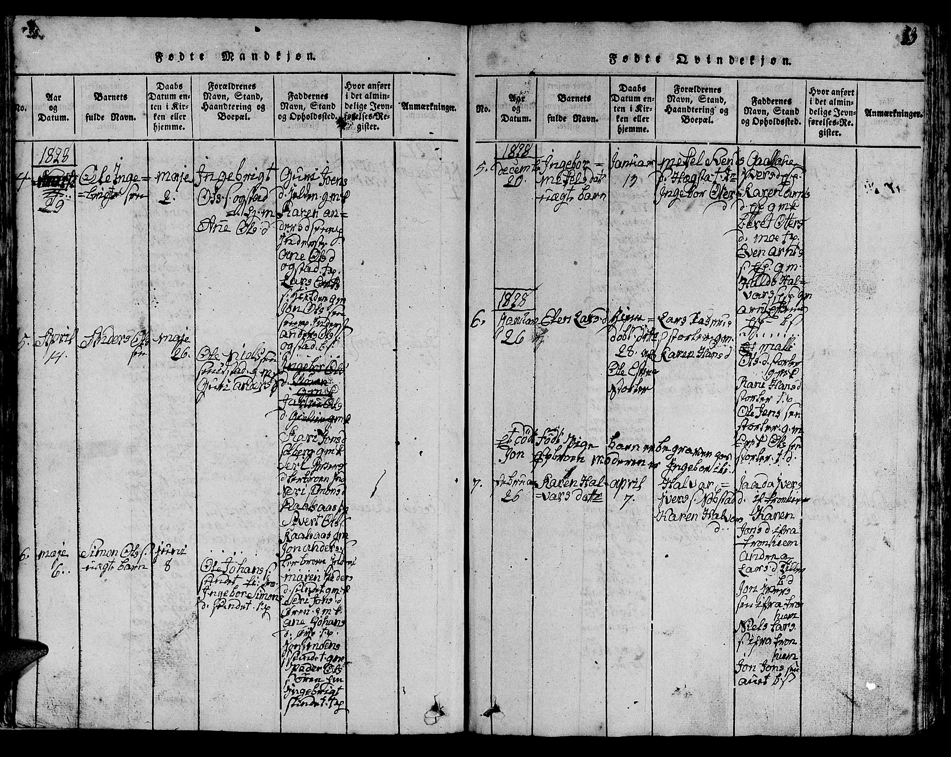 Ministerialprotokoller, klokkerbøker og fødselsregistre - Sør-Trøndelag, AV/SAT-A-1456/613/L0393: Klokkerbok nr. 613C01, 1816-1886, s. 53