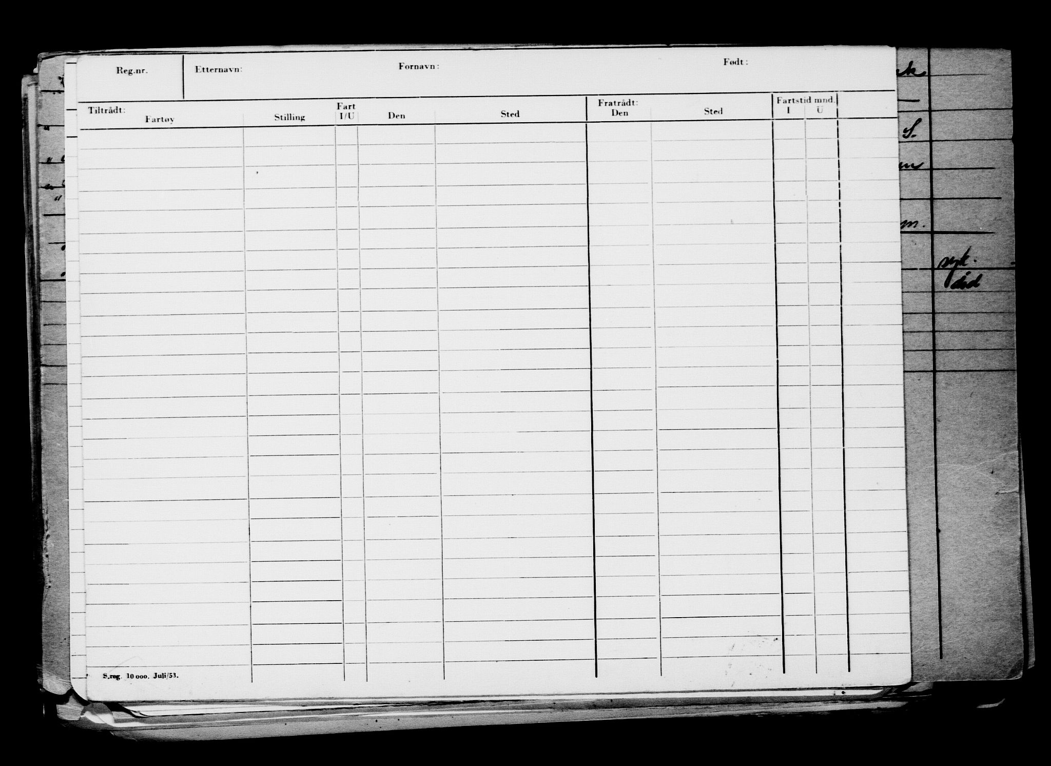 Direktoratet for sjømenn, AV/RA-S-3545/G/Gb/L0167: Hovedkort, 1919, s. 211