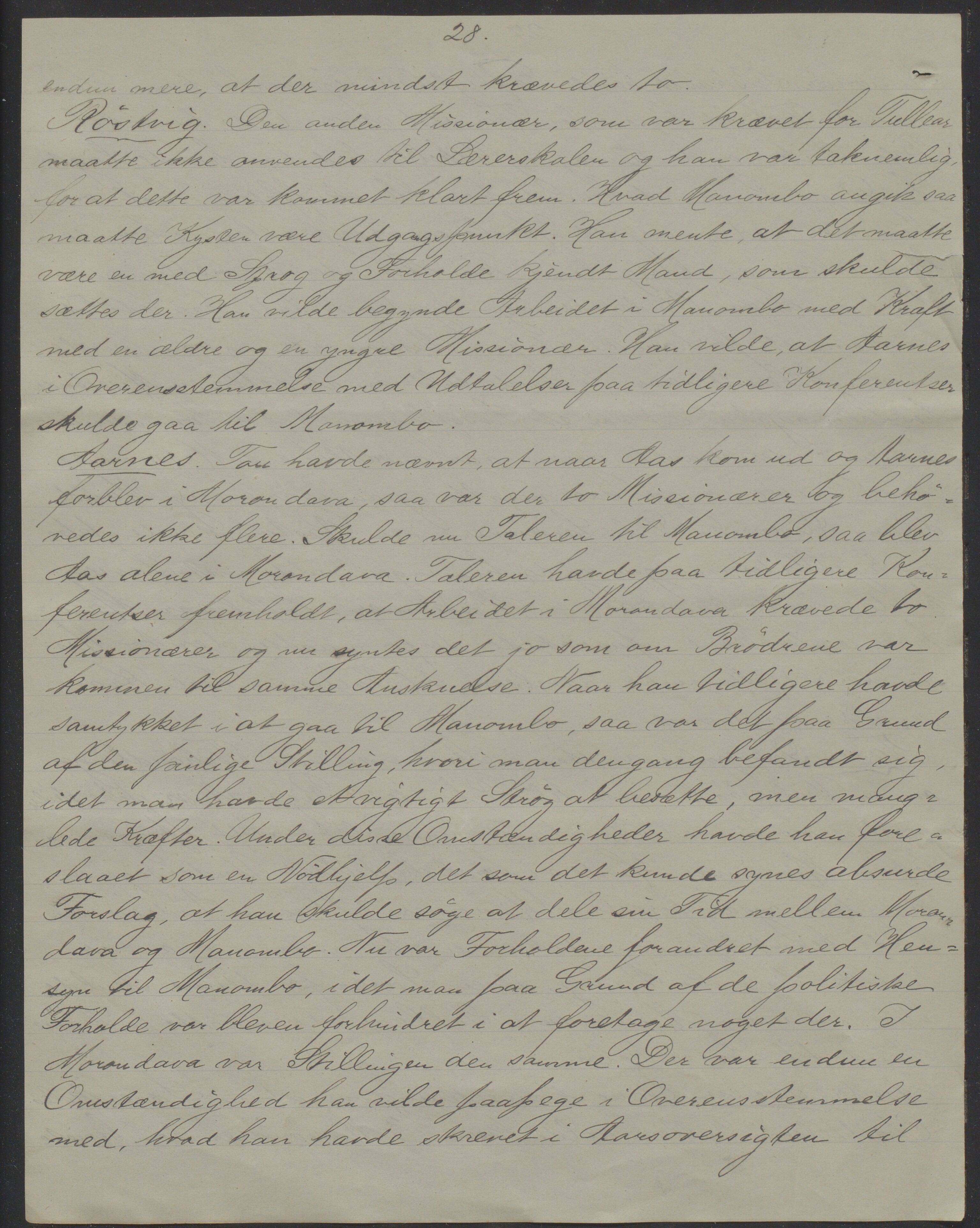 Det Norske Misjonsselskap - hovedadministrasjonen, VID/MA-A-1045/D/Da/Daa/L0039/0003: Konferansereferat og årsberetninger / Konferansereferat fra Vest-Madagaskar., 1892, s. 28