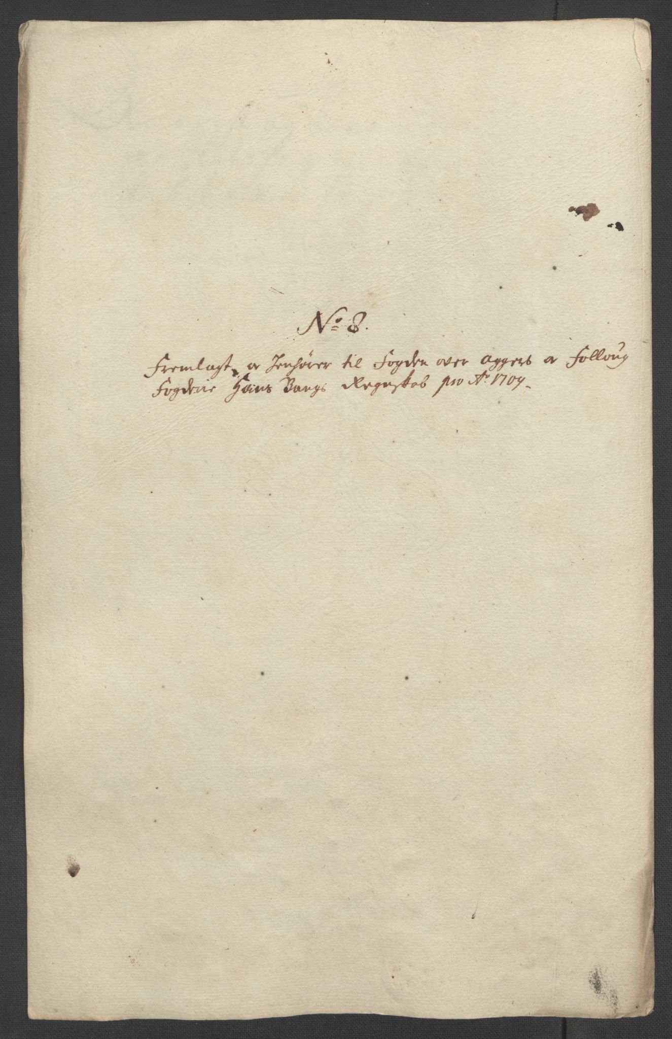 Rentekammeret inntil 1814, Reviderte regnskaper, Fogderegnskap, AV/RA-EA-4092/R10/L0447: Fogderegnskap Aker og Follo, 1707-1709, s. 502