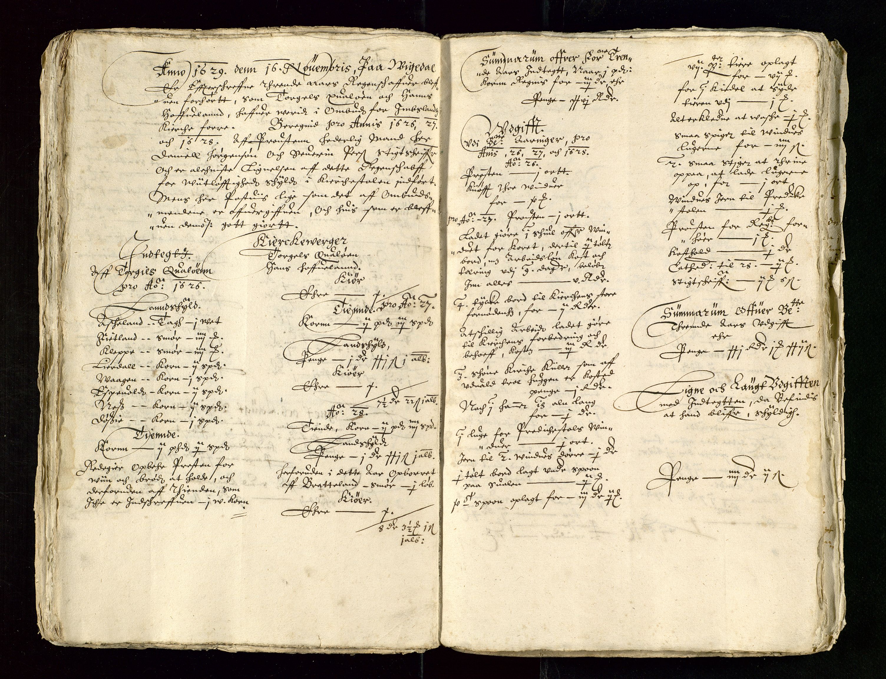 Stavanger len, AV/SAST-A-101870/Ob/L0018: Kirkeregnskaper, 1613-1632, s. 42