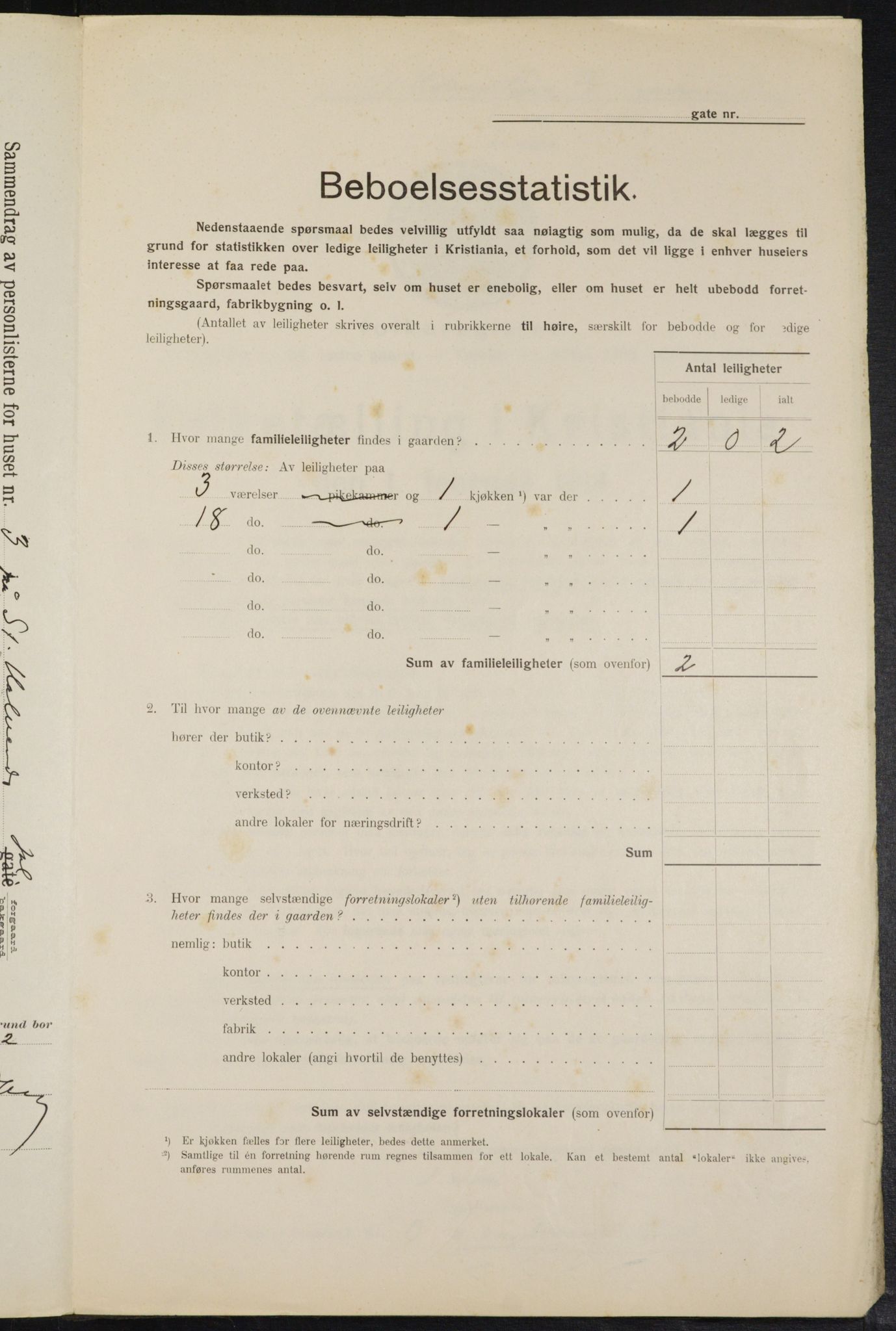 OBA, Kommunal folketelling 1.2.1914 for Kristiania, 1914, s. 87791