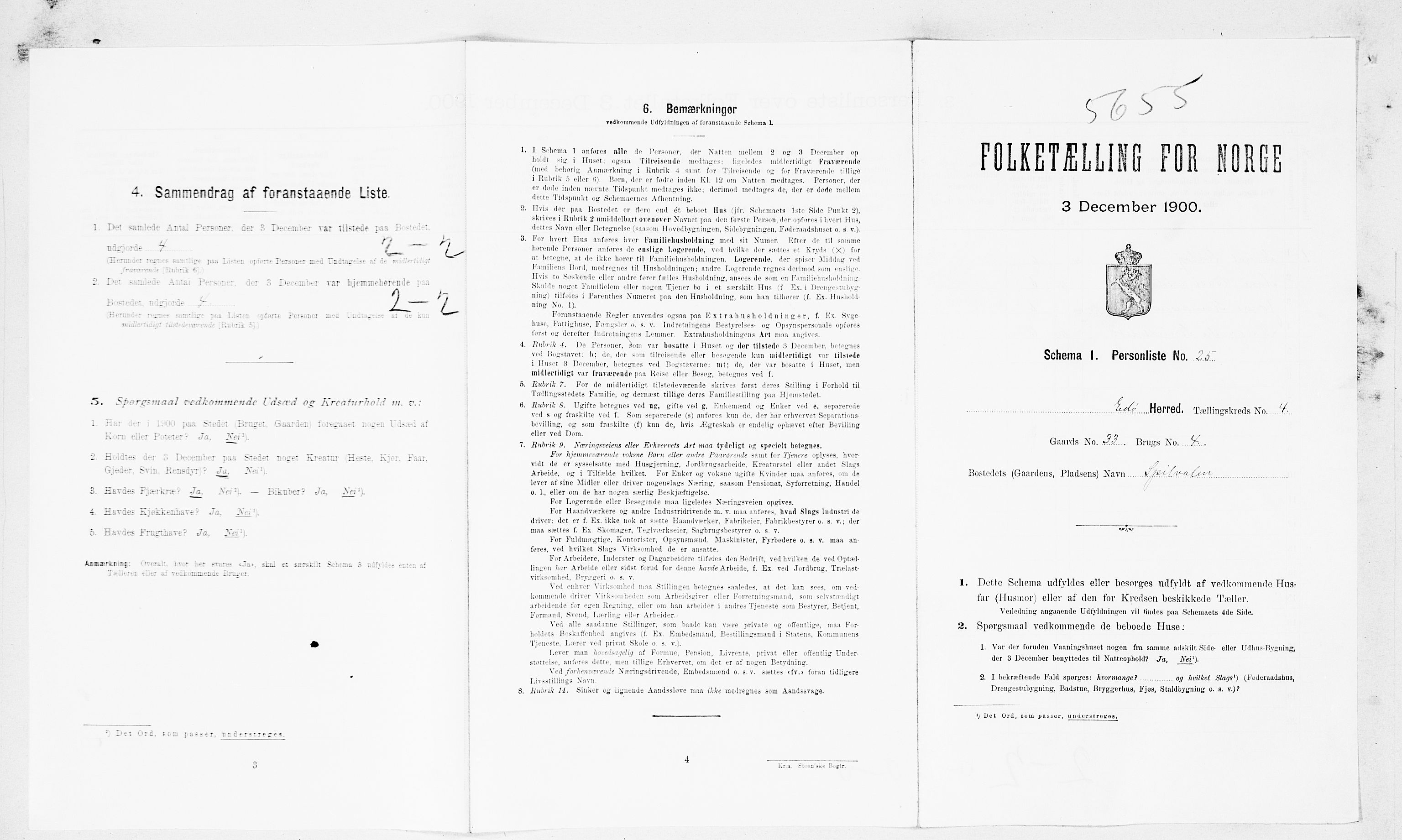 SAT, Folketelling 1900 for 1573 Edøy herred, 1900, s. 346