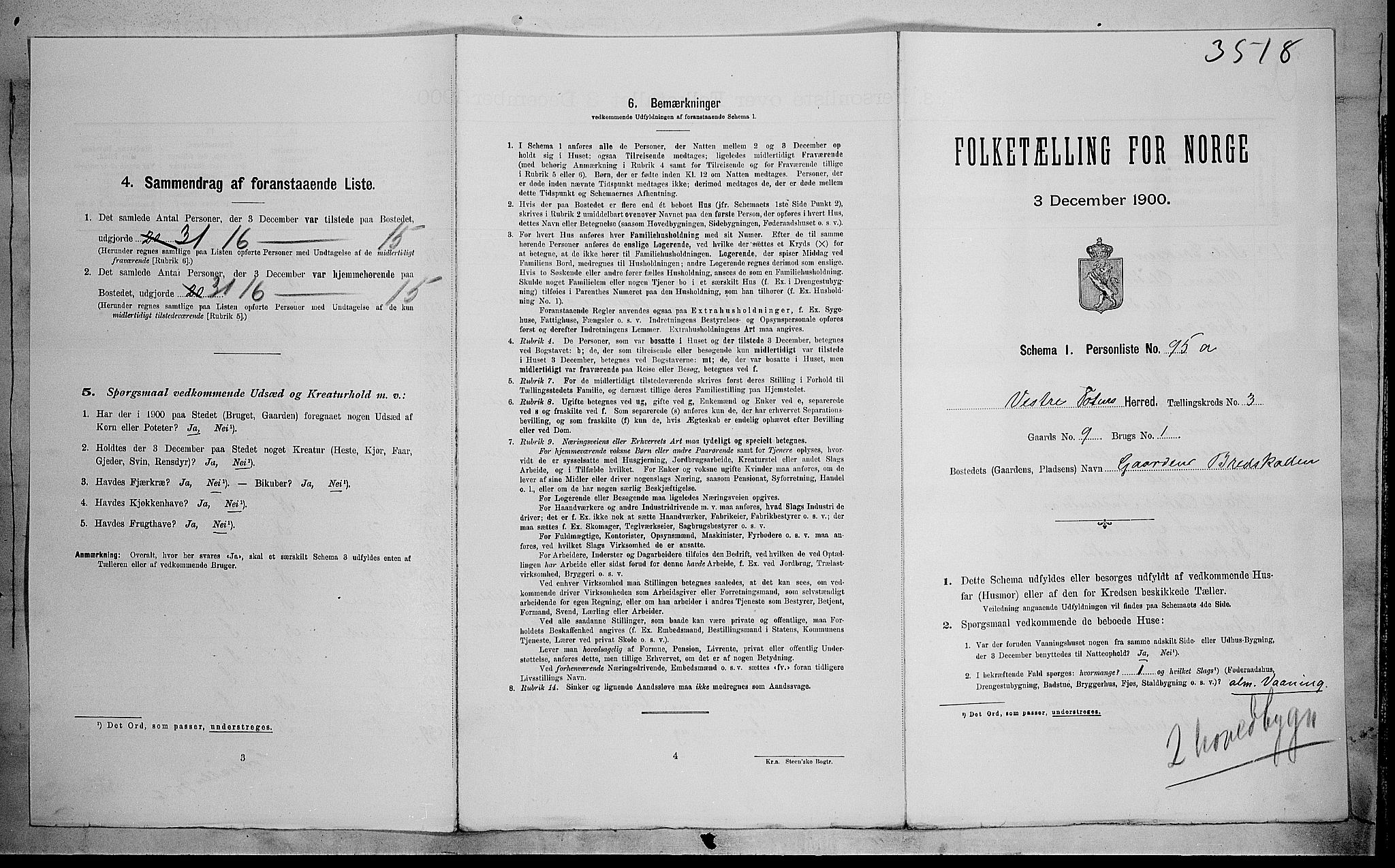 SAH, Folketelling 1900 for 0529 Vestre Toten herred, 1900, s. 759