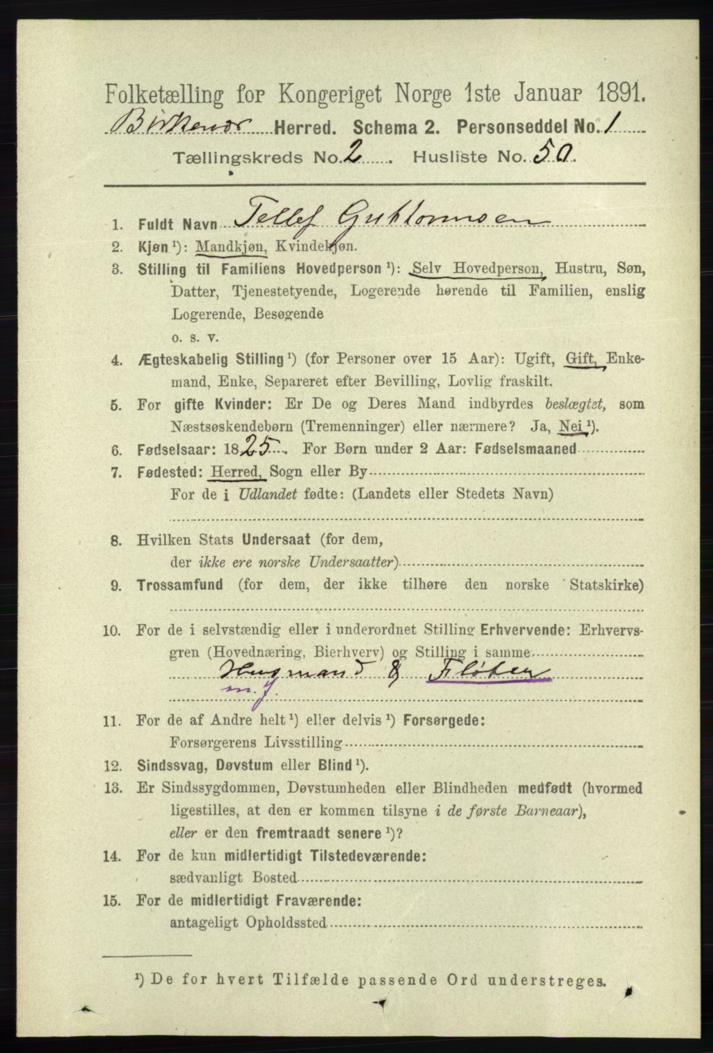 RA, Folketelling 1891 for 0928 Birkenes herred, 1891, s. 774