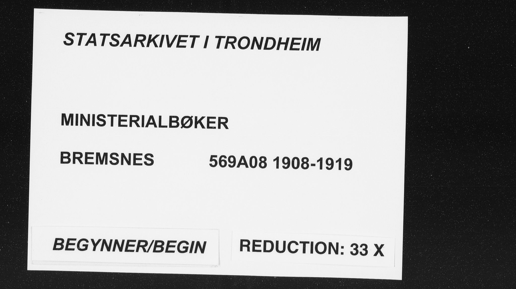 Ministerialprotokoller, klokkerbøker og fødselsregistre - Møre og Romsdal, AV/SAT-A-1454/569/L0822: Ministerialbok nr. 569A08, 1908-1919