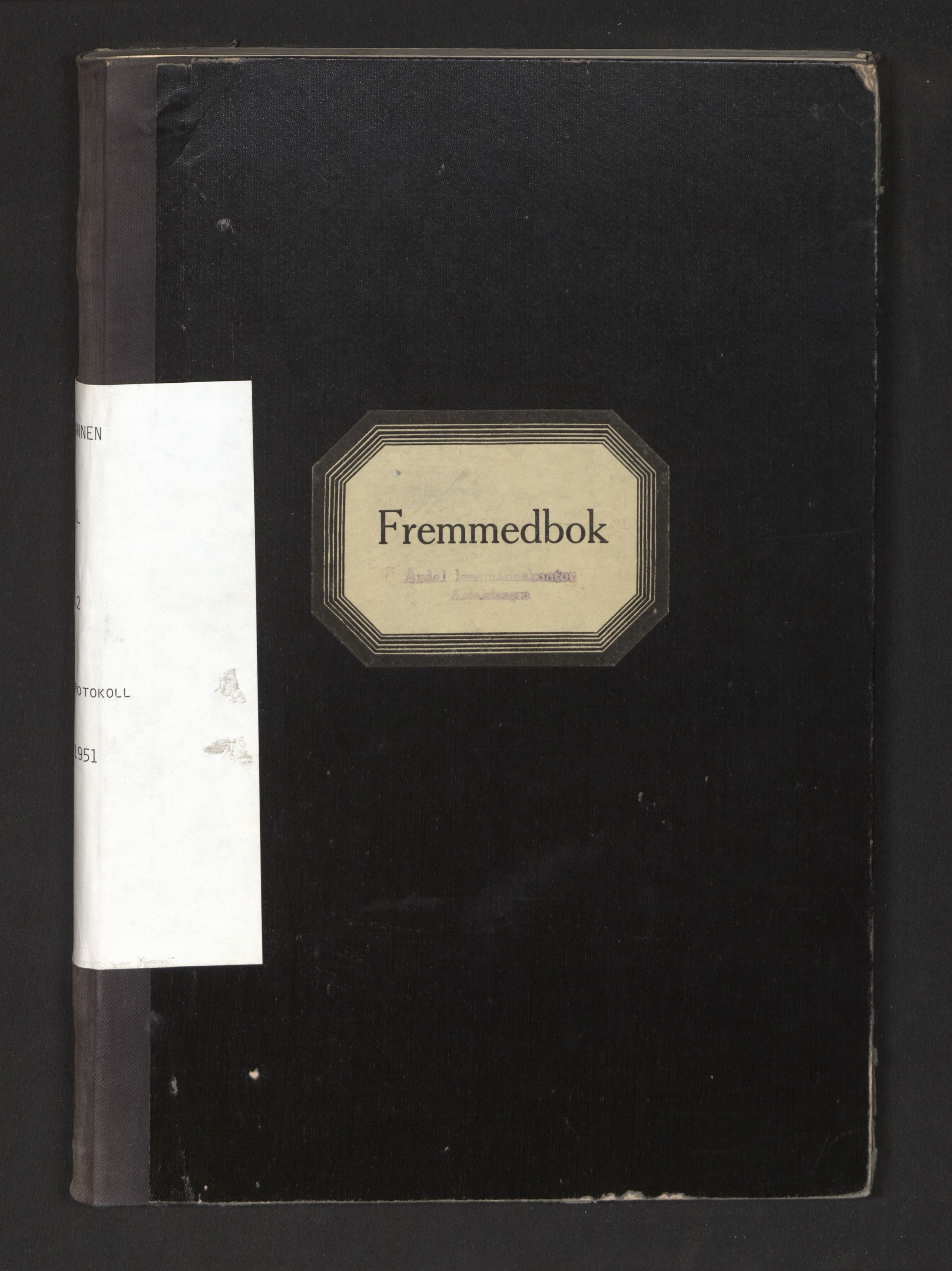 Lensmannen i Årdal, AV/SAB-A-30501/0020/L0002: Framandprotokoll, 1949-1951