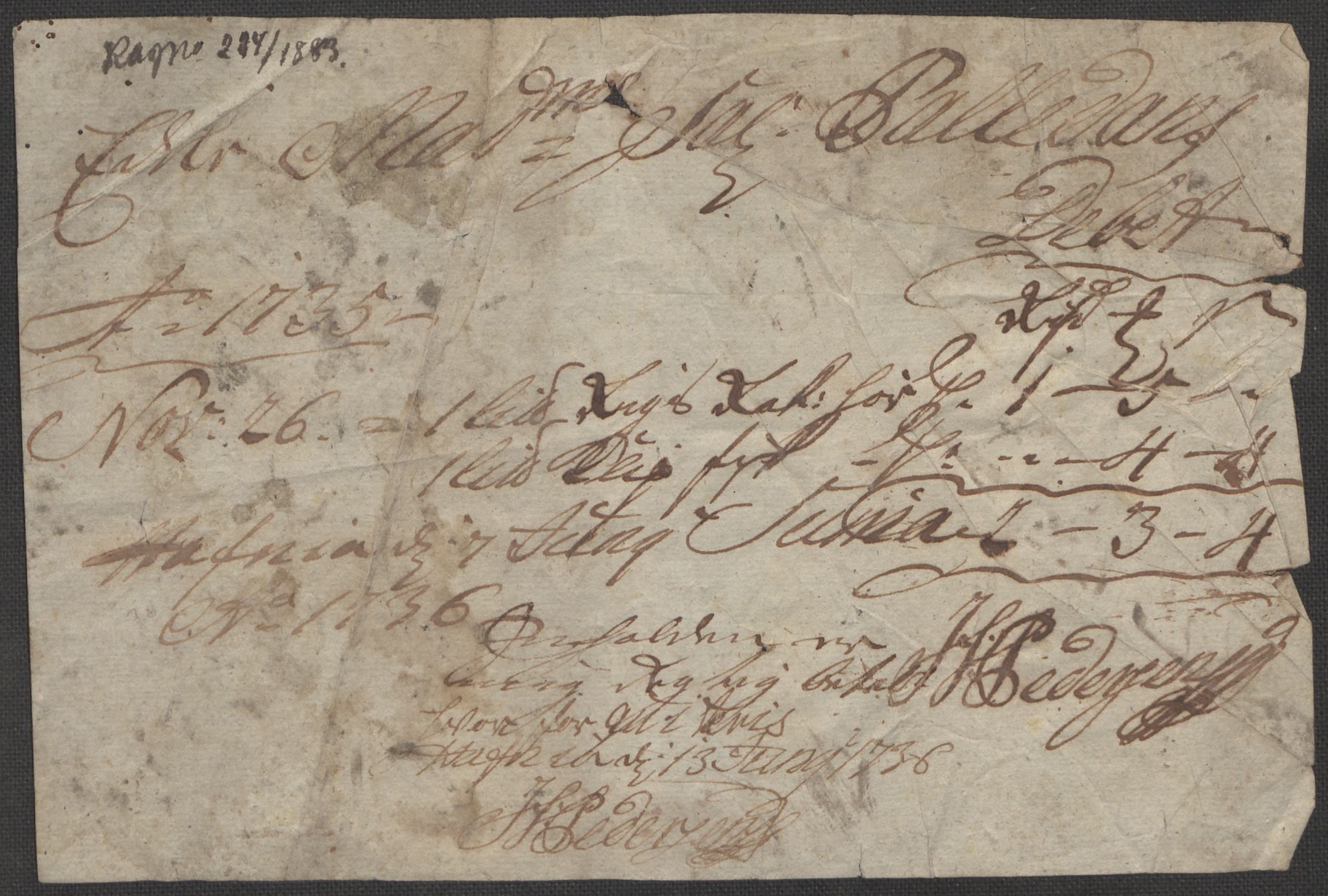 Riksarkivets diplomsamling, AV/RA-EA-5965/F15/L0010: Prestearkiv - Akershus og Hedmark, 1577-1821, s. 44