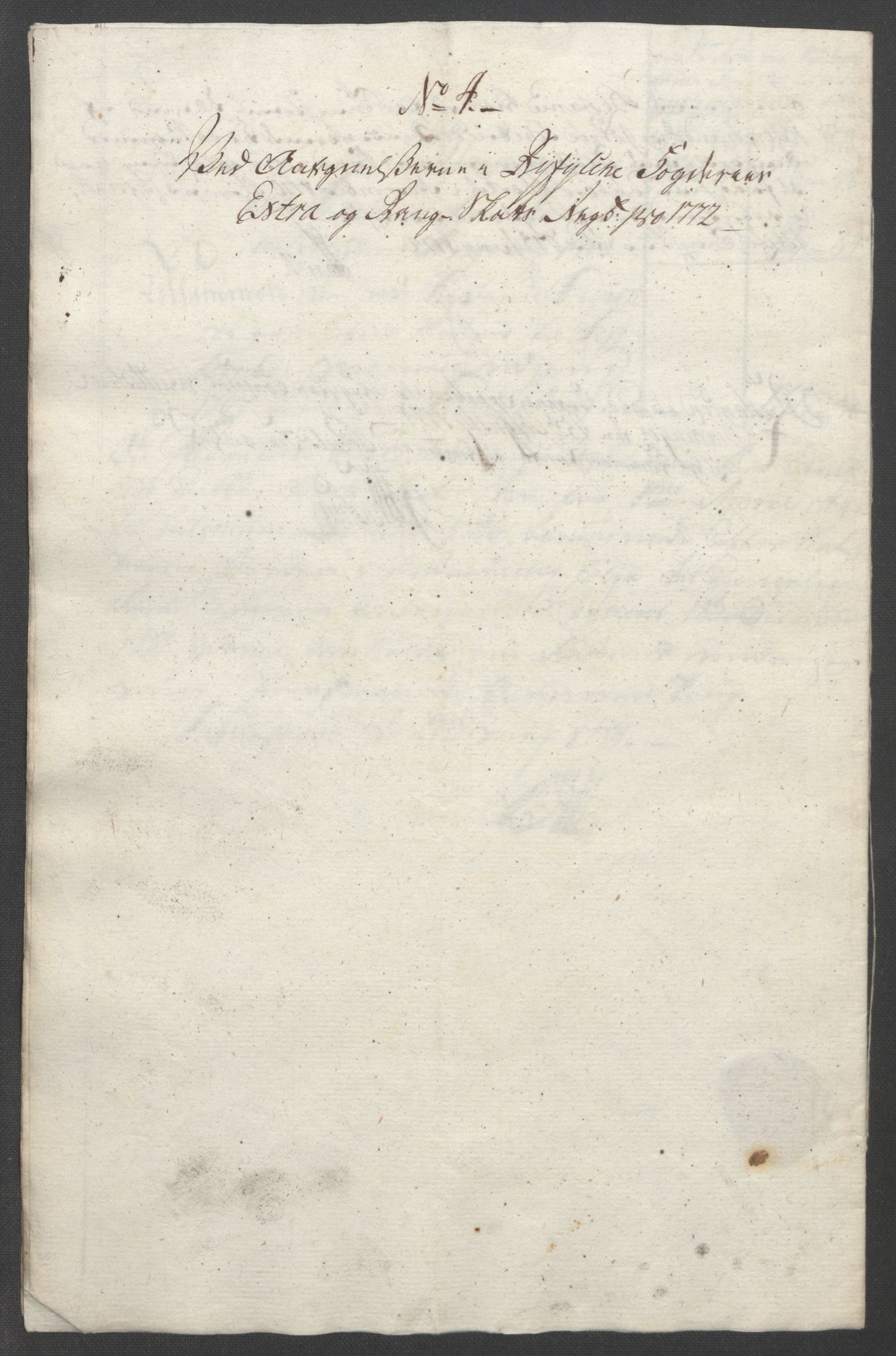 Rentekammeret inntil 1814, Reviderte regnskaper, Fogderegnskap, RA/EA-4092/R47/L2972: Ekstraskatten Ryfylke, 1762-1780, s. 425
