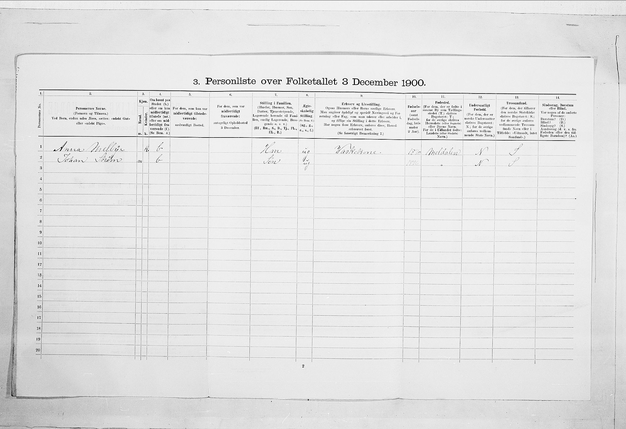 SAO, Folketelling 1900 for 0301 Kristiania kjøpstad, 1900, s. 110452